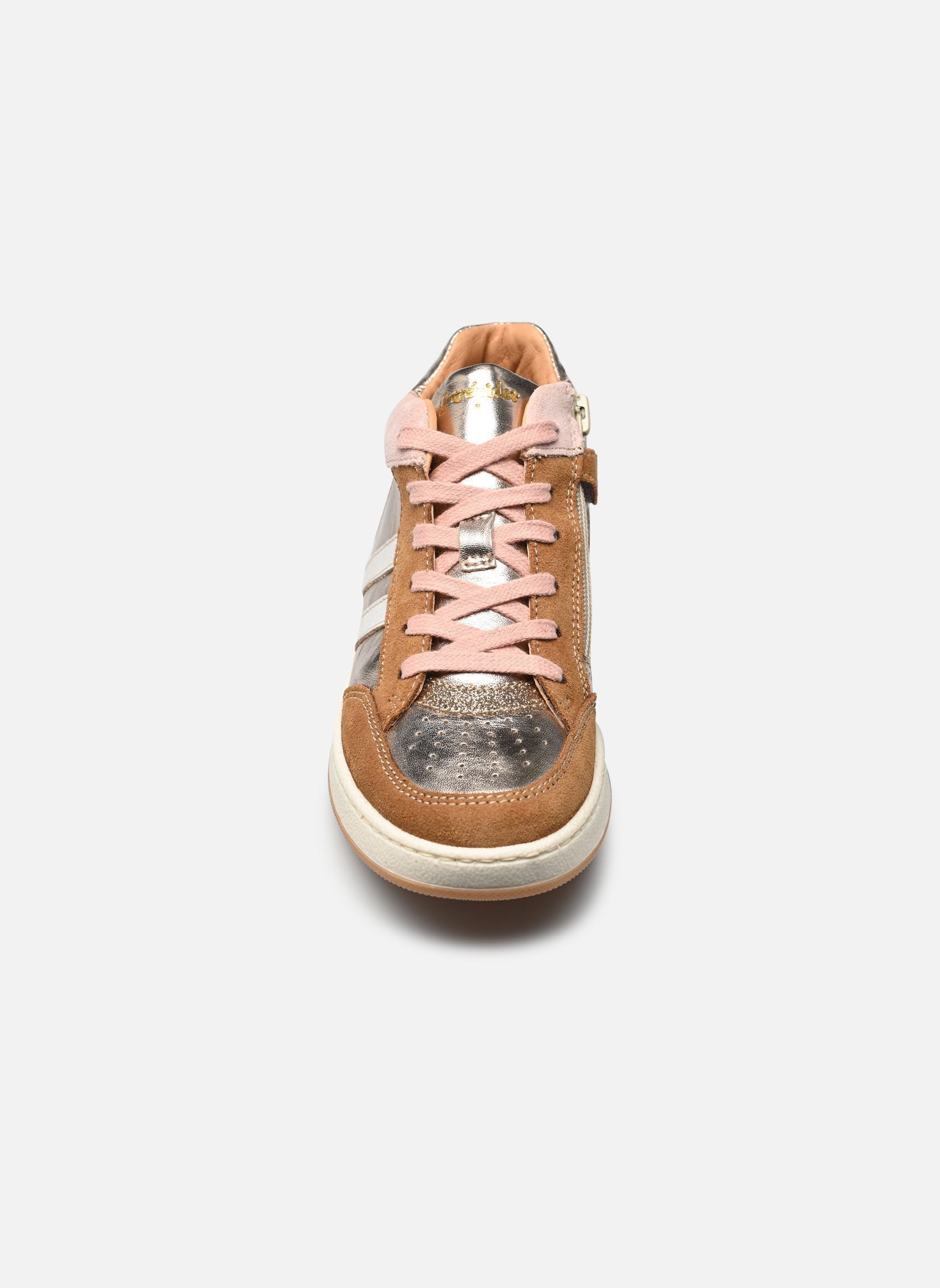 Knöchelhohe Sneaker Kolyne mädchen silber Babybotte Knöchelhohe Sneaker Kolyne mädchen silber PLATINE
