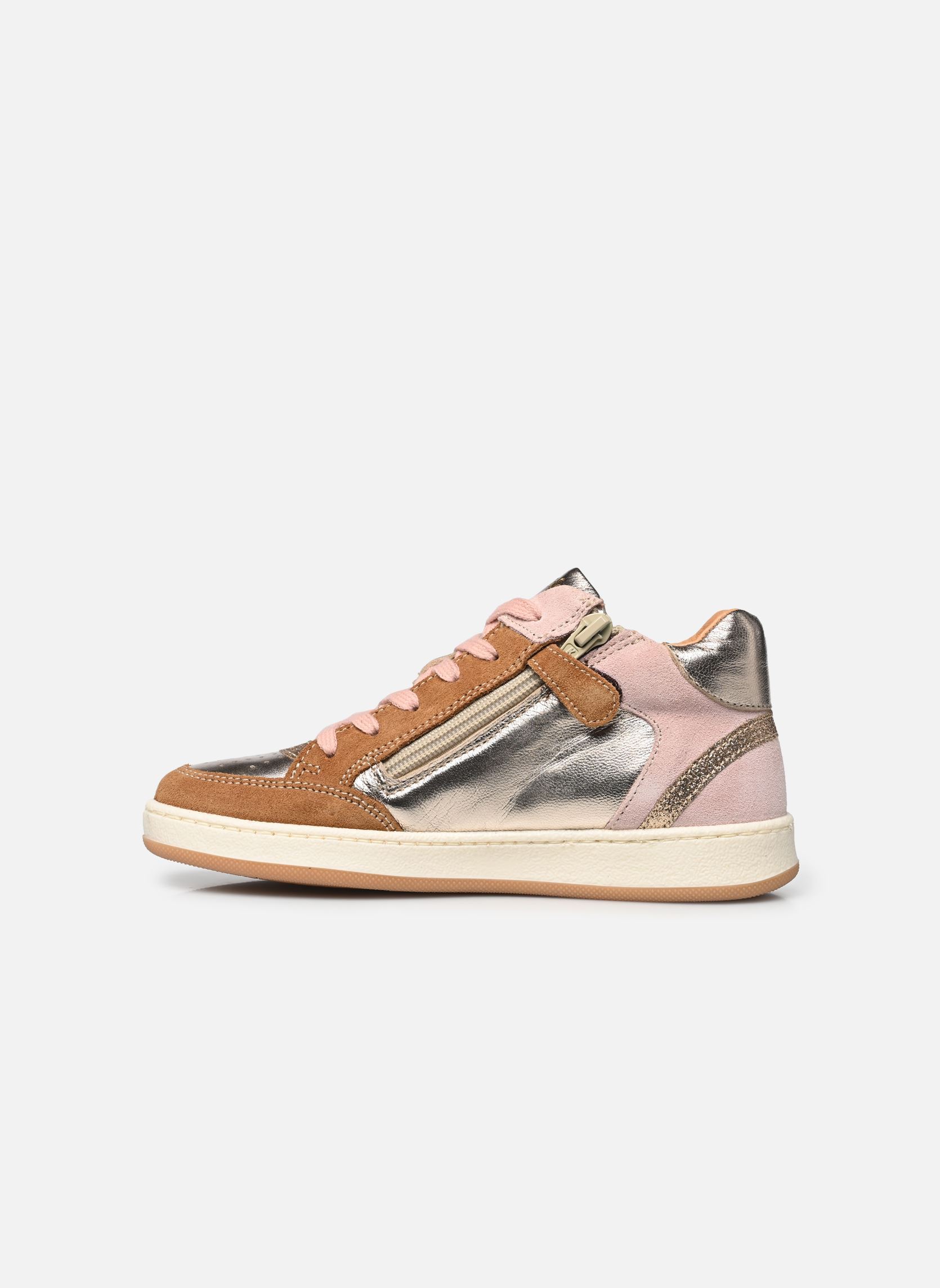 Knöchelhohe Sneaker Kolyne mädchen silber Babybotte Knöchelhohe Sneaker Kolyne mädchen silber PLATINE
