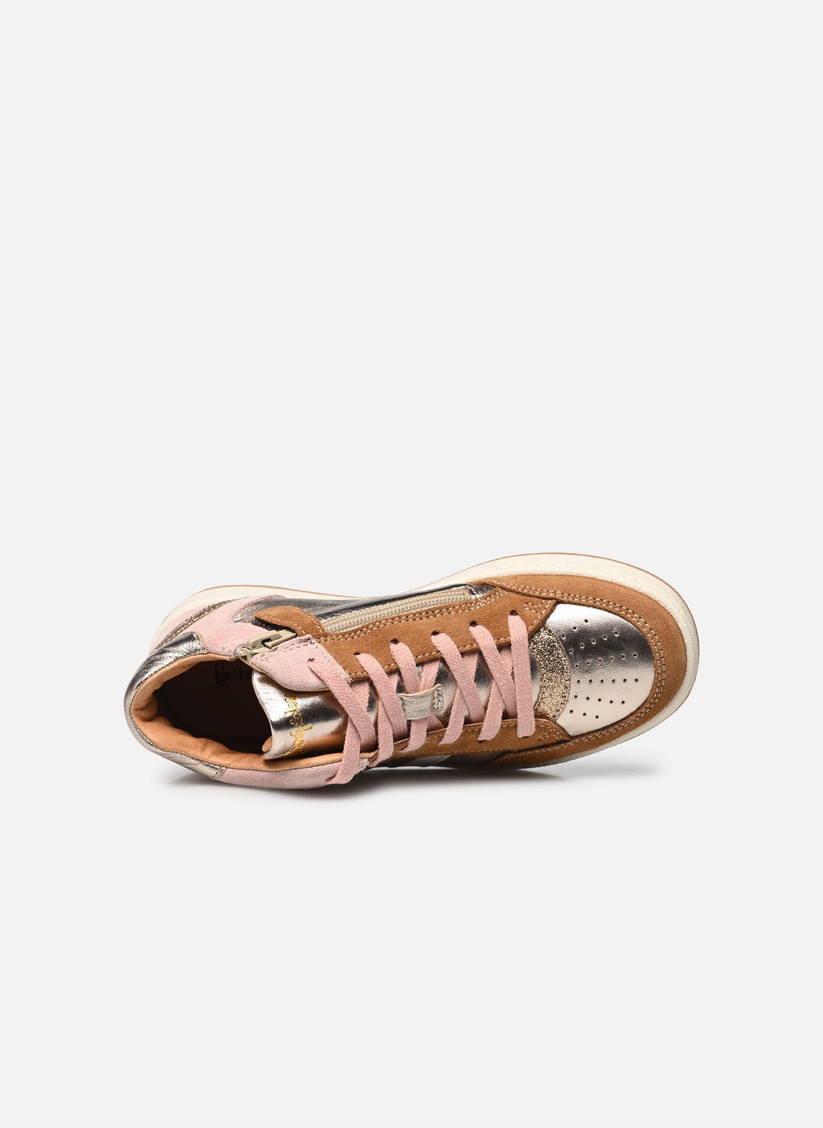 Knöchelhohe Sneaker Kolyne mädchen silber Babybotte Knöchelhohe Sneaker Kolyne mädchen silber PLATINE