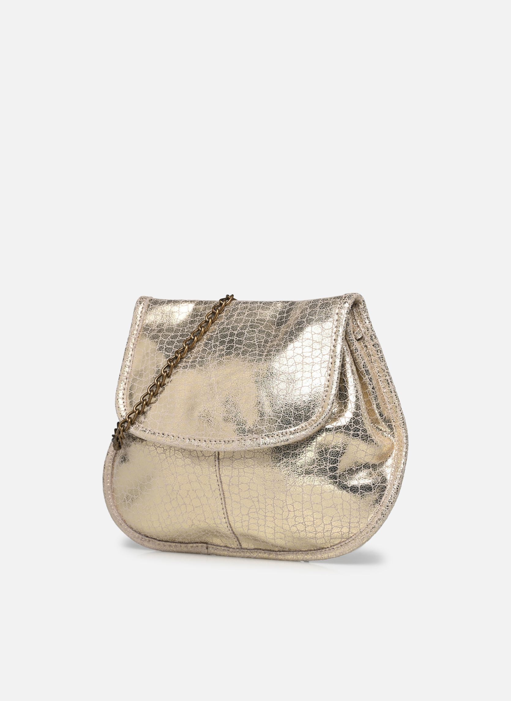 Schoudertassen Pcjulia Leather Cross Body Fc dames goud en brons Pieces Schoudertassen Pcjulia Leather Cross Body Fc dames goud en brons SANDSHELL