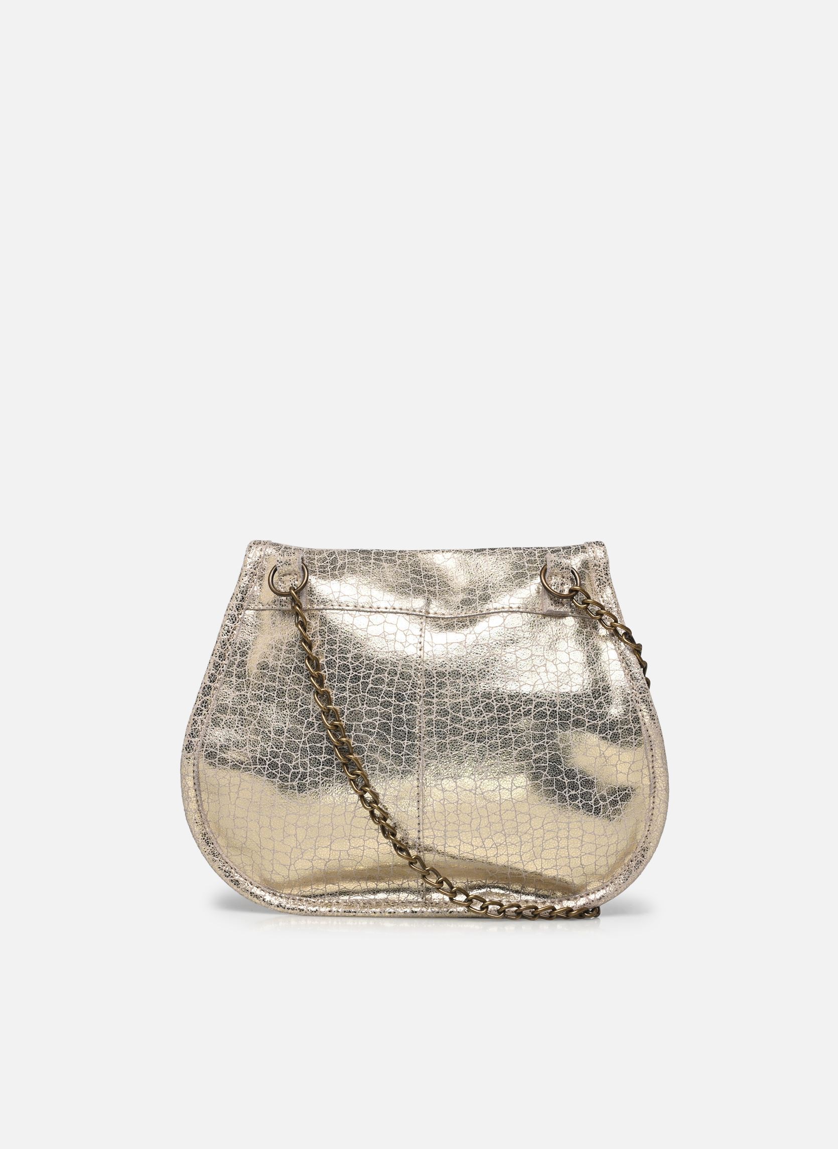 Schoudertassen Pcjulia Leather Cross Body Fc dames goud en brons Pieces Schoudertassen Pcjulia Leather Cross Body Fc dames goud en brons SANDSHELL