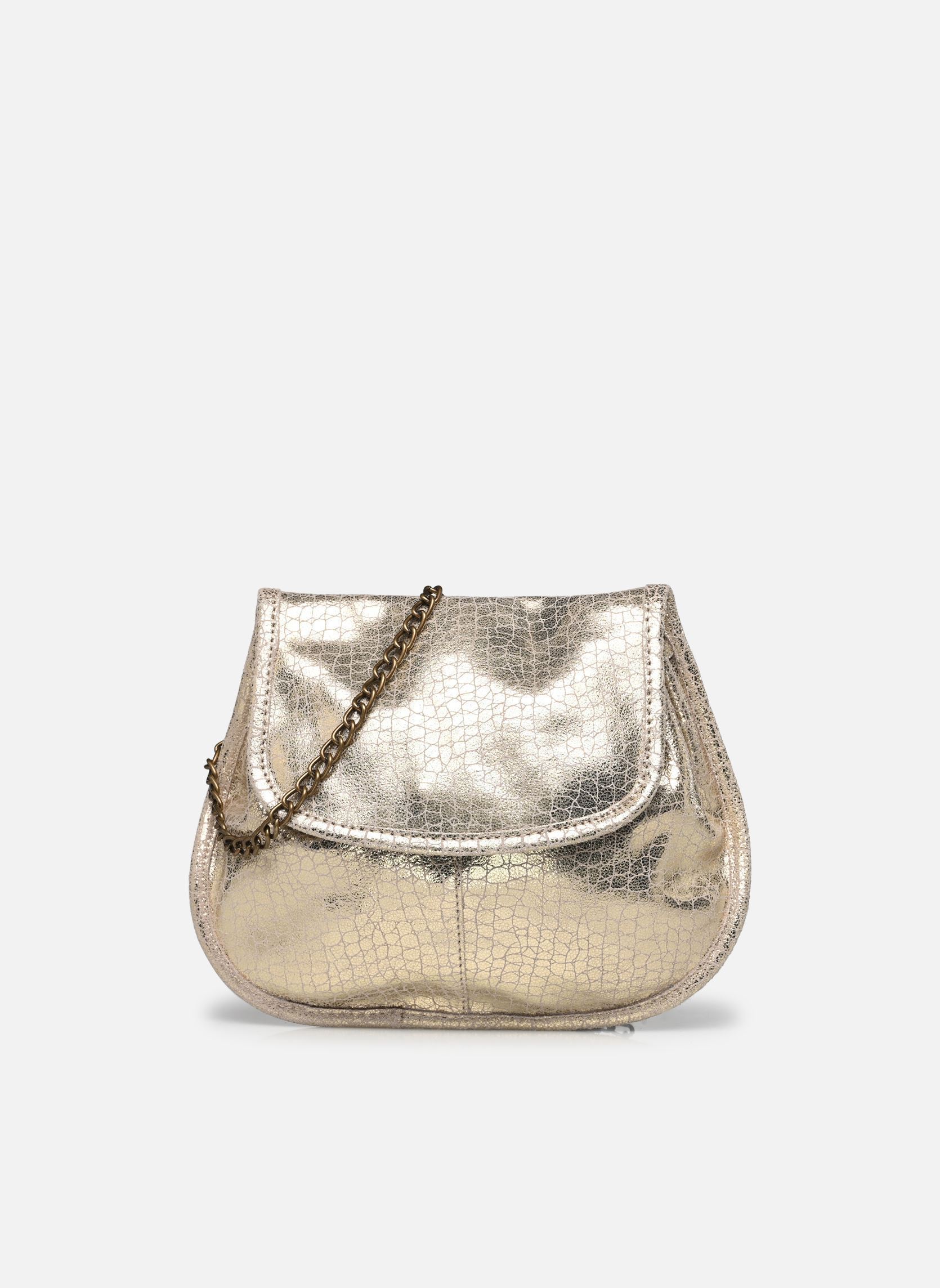 Schoudertassen Pcjulia Leather Cross Body Fc dames goud en brons Pieces Schoudertassen Pcjulia Leather Cross Body Fc dames goud en brons SANDSHELL