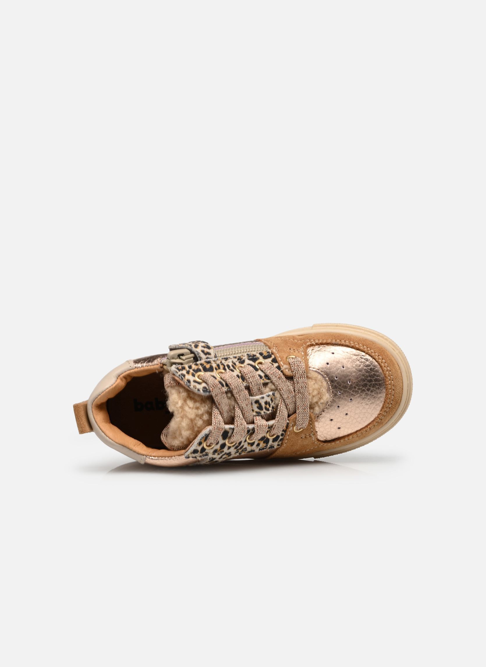 Baskets basses Arielle fille marron Babybotte Baskets basses Arielle fille marron PLATINE 2