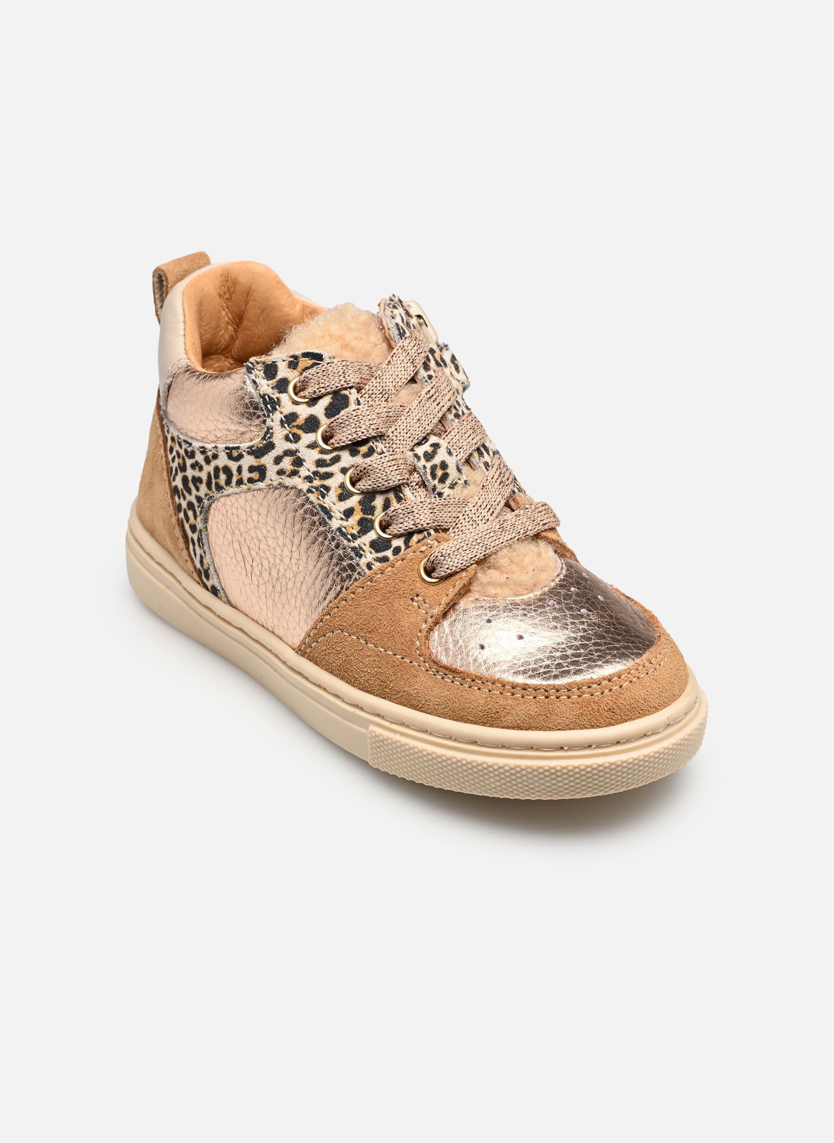 Baskets basses Arielle fille marron Babybotte Baskets basses Arielle fille marron PLATINE 2