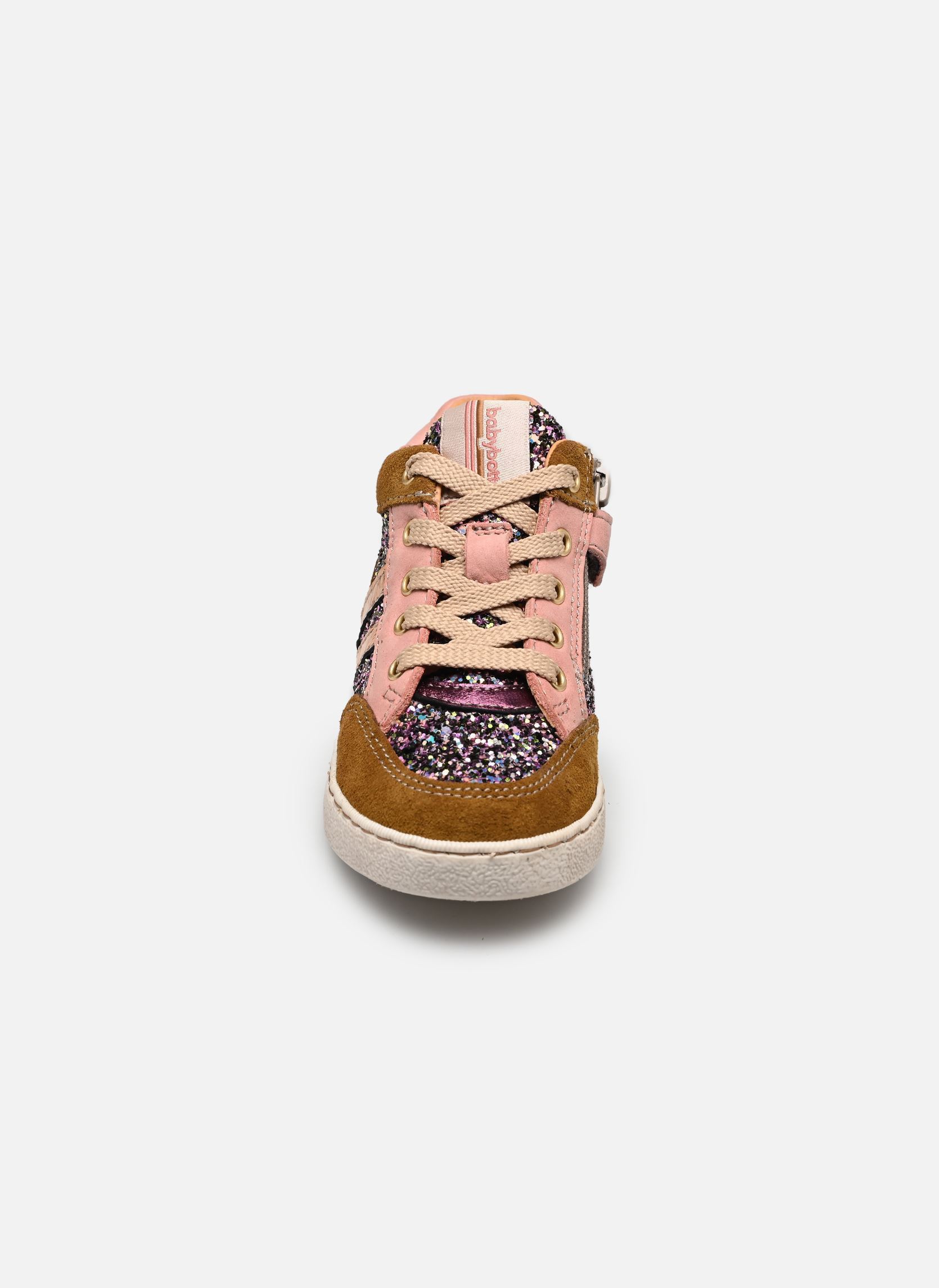 Baskets basses Alberta fille marron Babybotte Baskets basses Alberta fille marron GLITTER