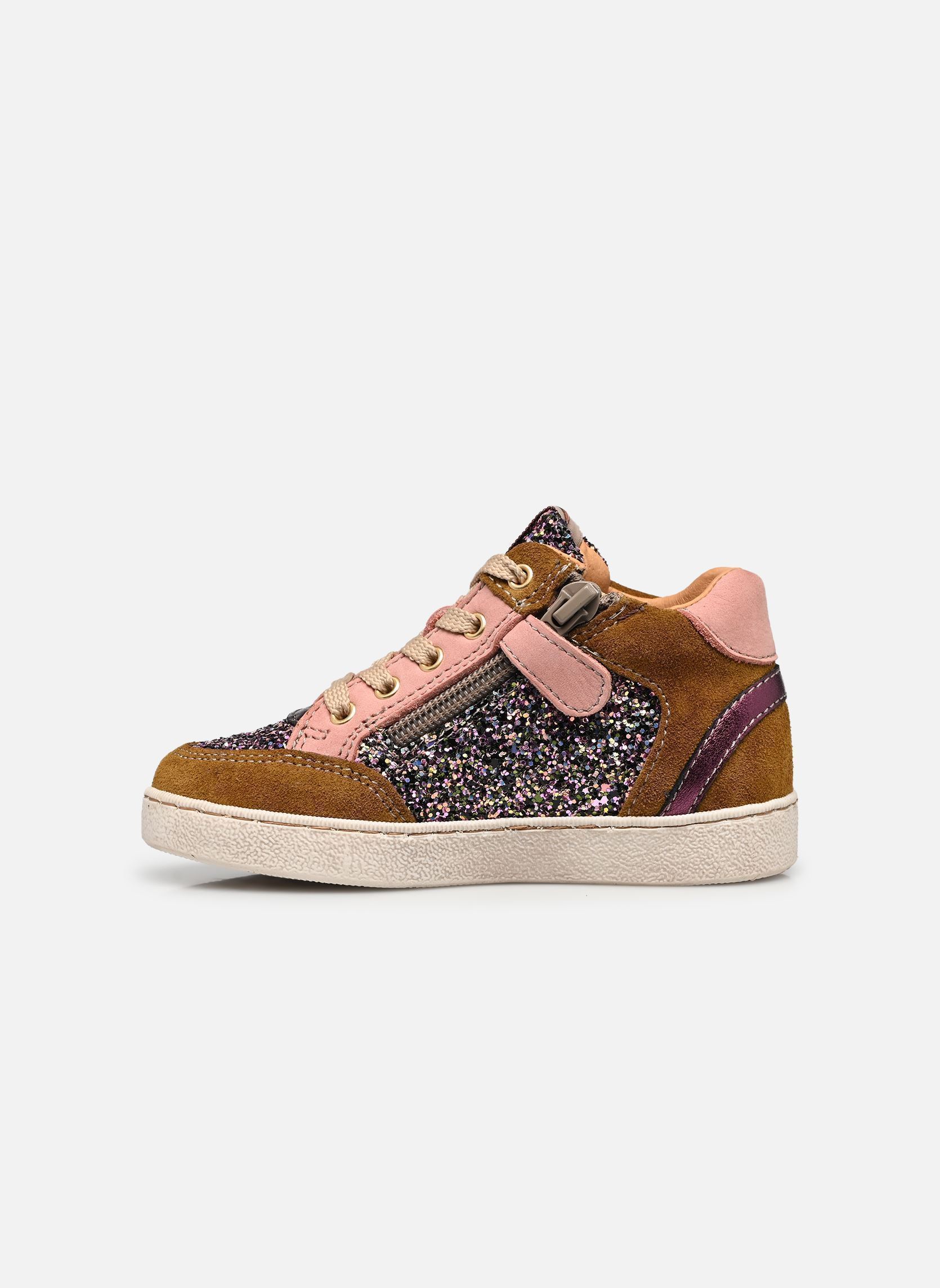 Baskets basses Alberta fille marron Babybotte Baskets basses Alberta fille marron GLITTER