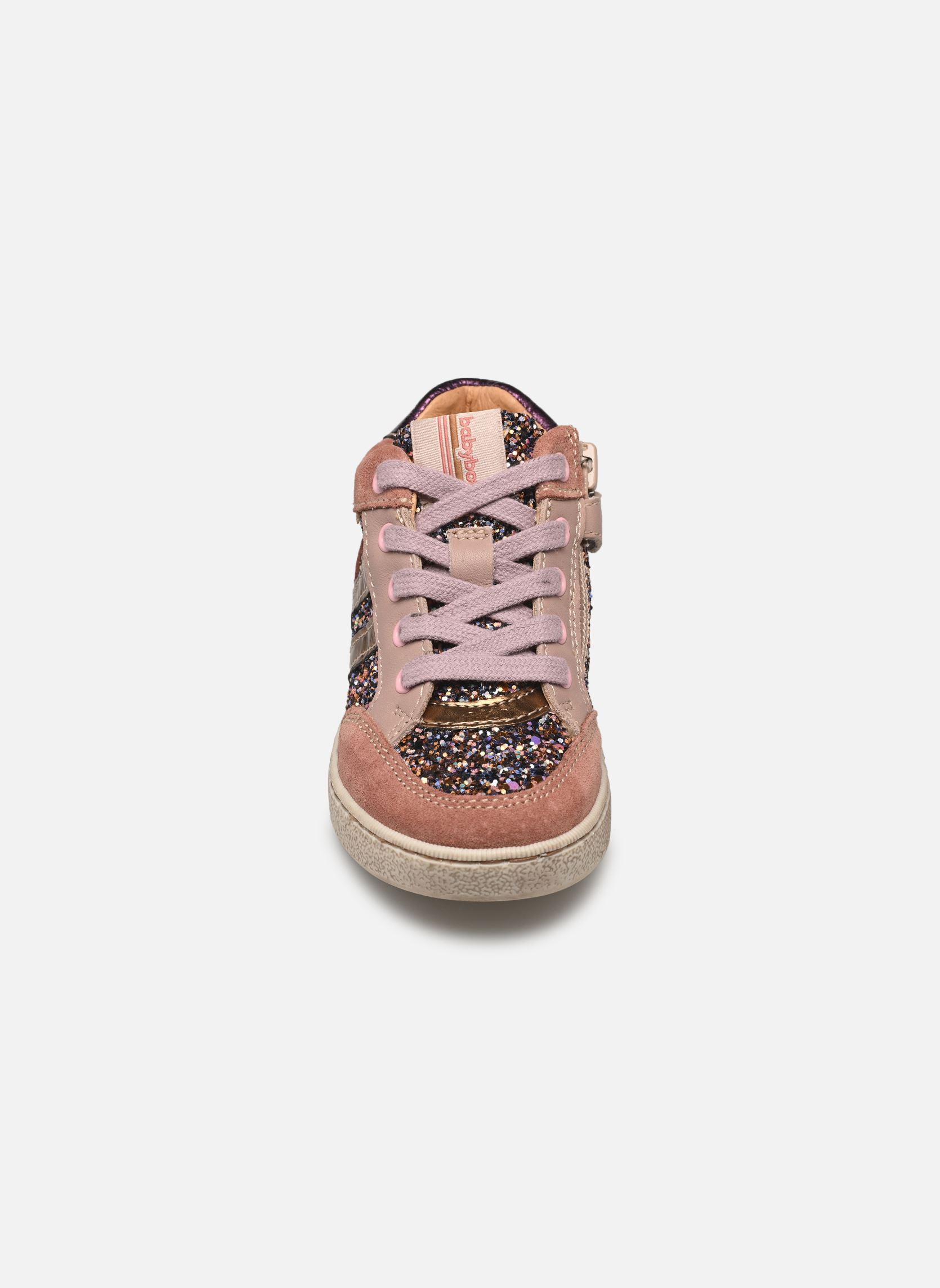 Niedrige Sneaker Alberta mädchen mehrfarbig Babybotte Niedrige Sneaker Alberta mädchen mehrfarbig GLITTER MULTI