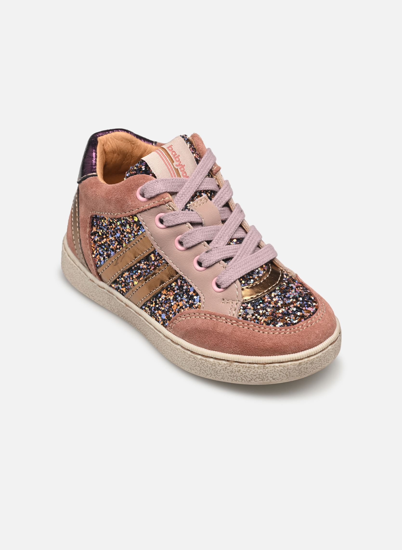 Niedrige Sneaker Alberta mädchen mehrfarbig Babybotte Niedrige Sneaker Alberta mädchen mehrfarbig GLITTER MULTI