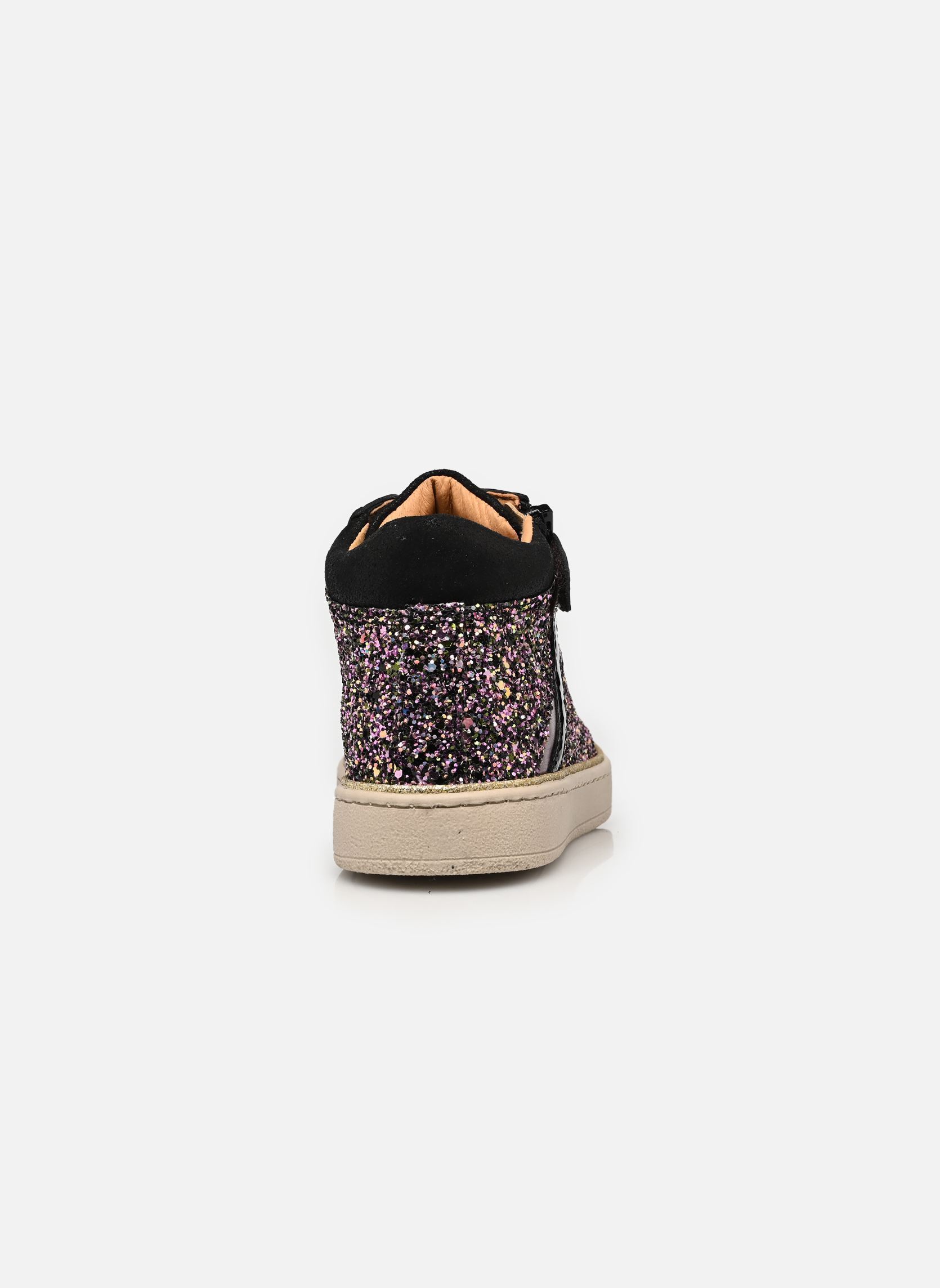 Knöchelhohe Sneaker Kroisette mädchen schwarz Babybotte Knöchelhohe Sneaker Kroisette mädchen schwarz GLITTER