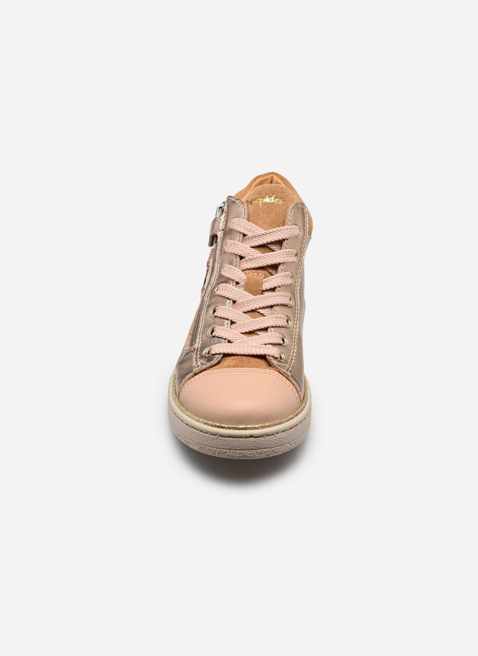 Knöchelhohe Sneaker Kroisette mädchen gold und bronze Babybotte Knöchelhohe Sneaker Kroisette mädchen gold und bronze PLATINE
