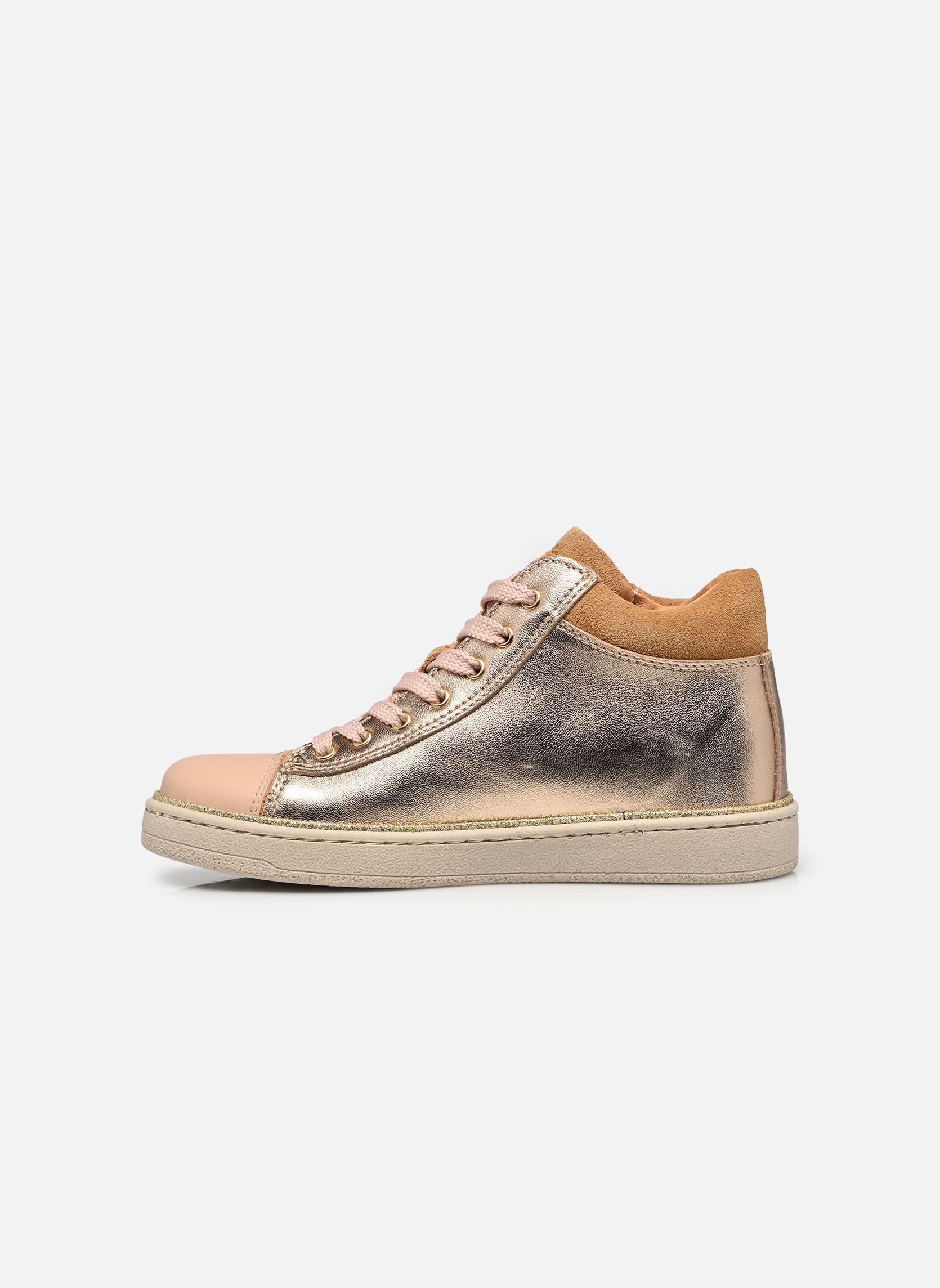Knöchelhohe Sneaker Kroisette mädchen gold und bronze Babybotte Knöchelhohe Sneaker Kroisette mädchen gold und bronze PLATINE