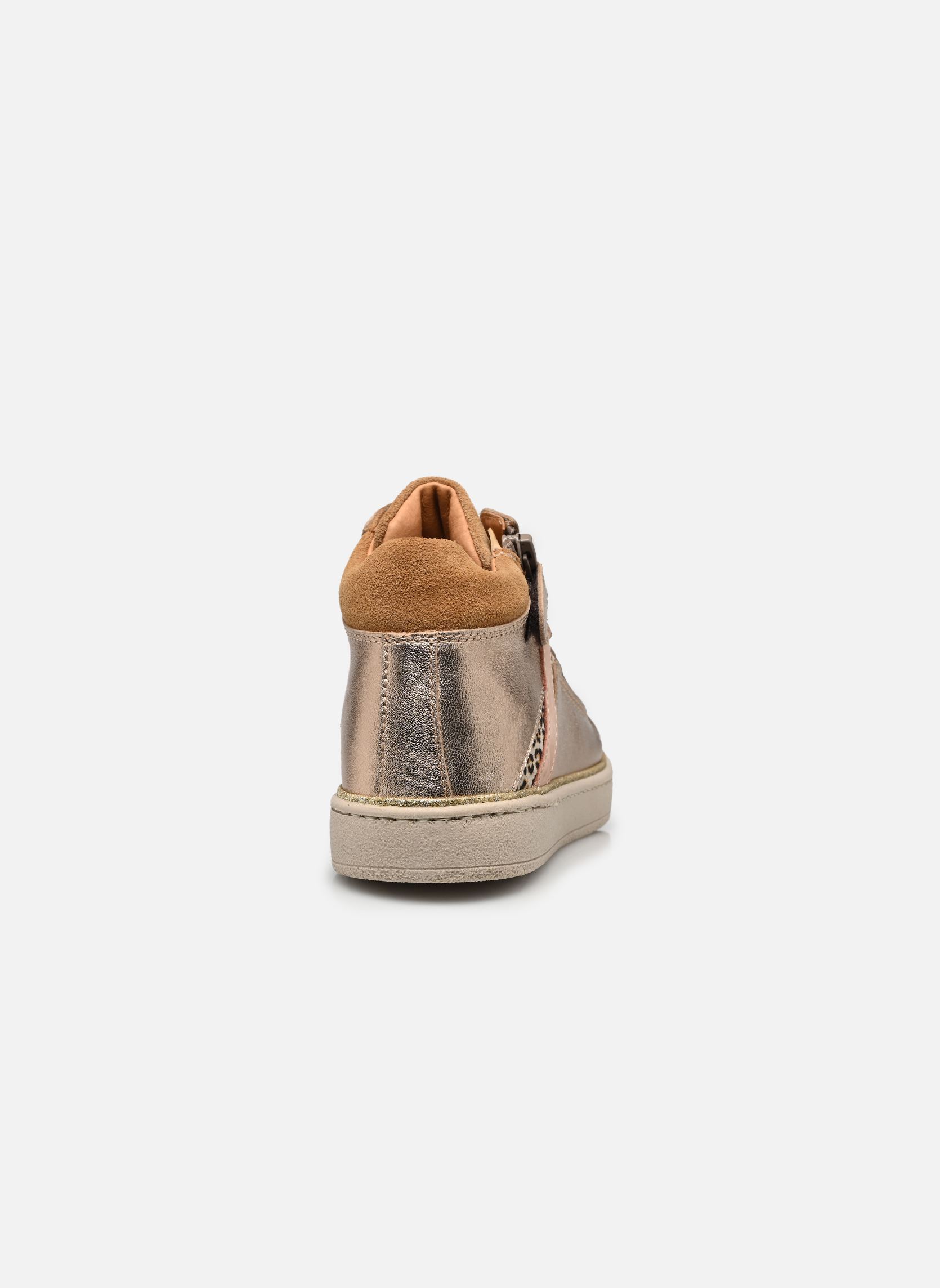 Knöchelhohe Sneaker Kroisette mädchen gold und bronze Babybotte Knöchelhohe Sneaker Kroisette mädchen gold und bronze PLATINE