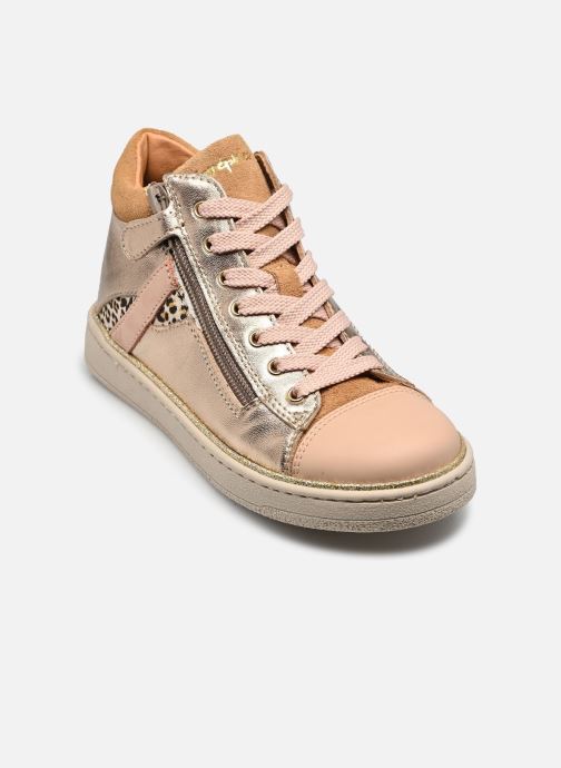 Babybotte Knöchelhohe Sneaker Kroisette mädchen gold und bronze