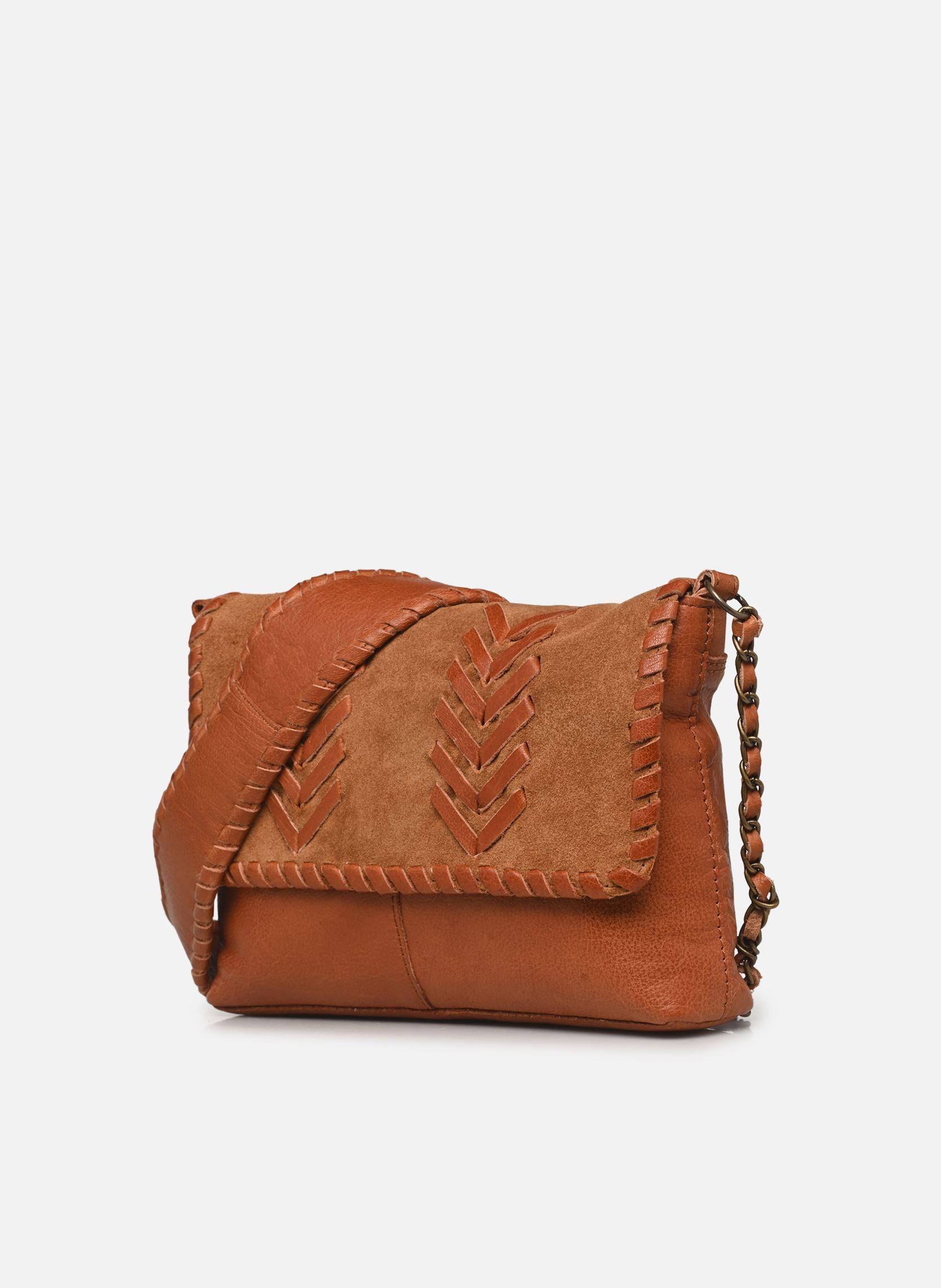 Schoudertassen Pcmanina Leather Cross Body Fc dames bruin Pieces Schoudertassen Pcmanina Leather Cross Body Fc dames bruin WHISKEY BROWN