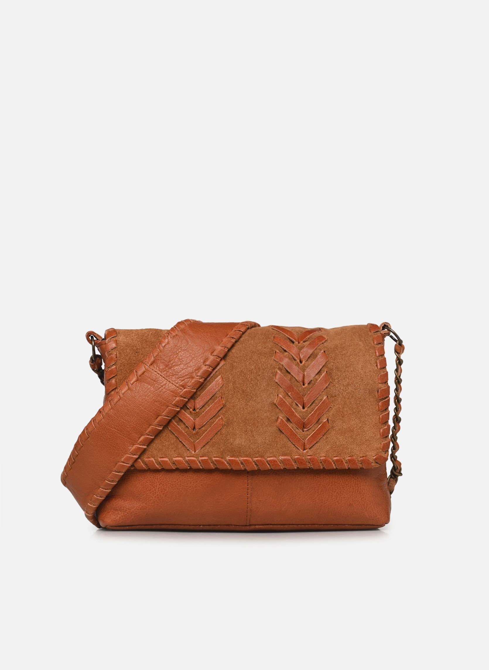 Schoudertassen Pcmanina Leather Cross Body Fc dames bruin Pieces Schoudertassen Pcmanina Leather Cross Body Fc dames bruin WHISKEY BROWN