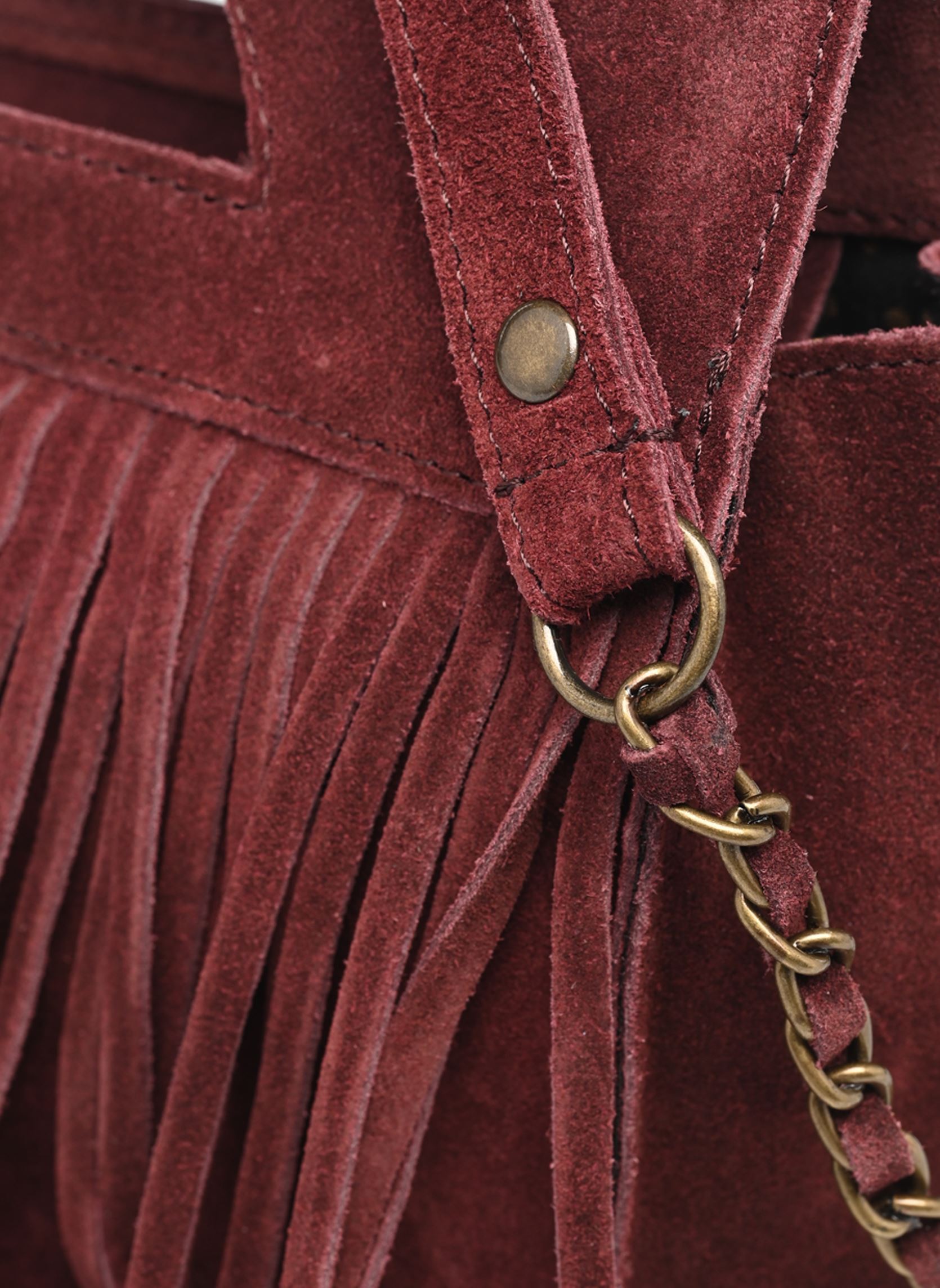 Umhängetaschen Pcmusika Suede Cross Body Fc damen bordeaux Pieces Umhängetaschen Pcmusika Suede Cross Body Fc damen bordeaux TAWNY PORT