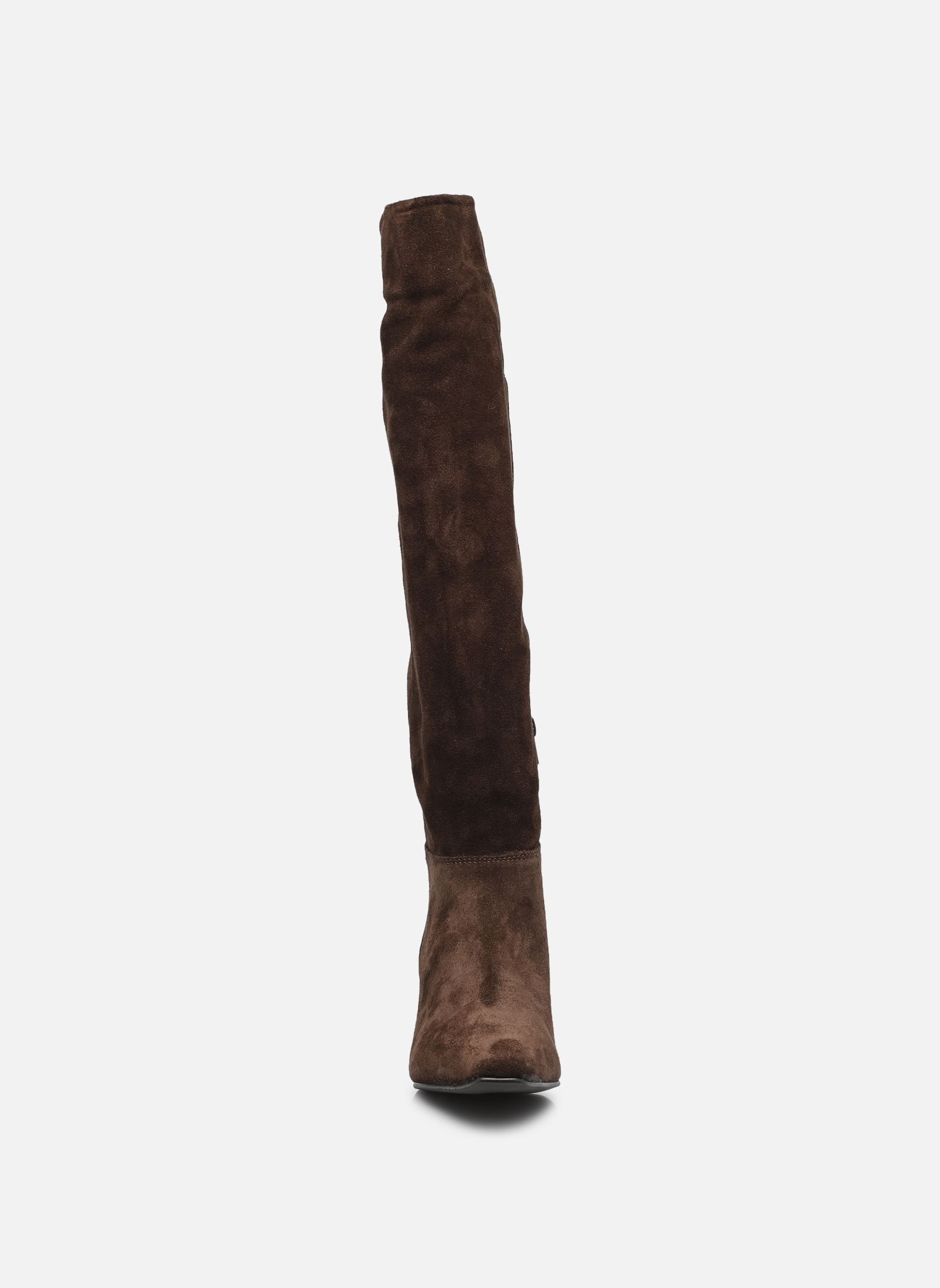 Laarzen PAMOI dames bruin JB Martin Laarzen PAMOI dames bruin CROUTE VELOURS CHOCOLAT