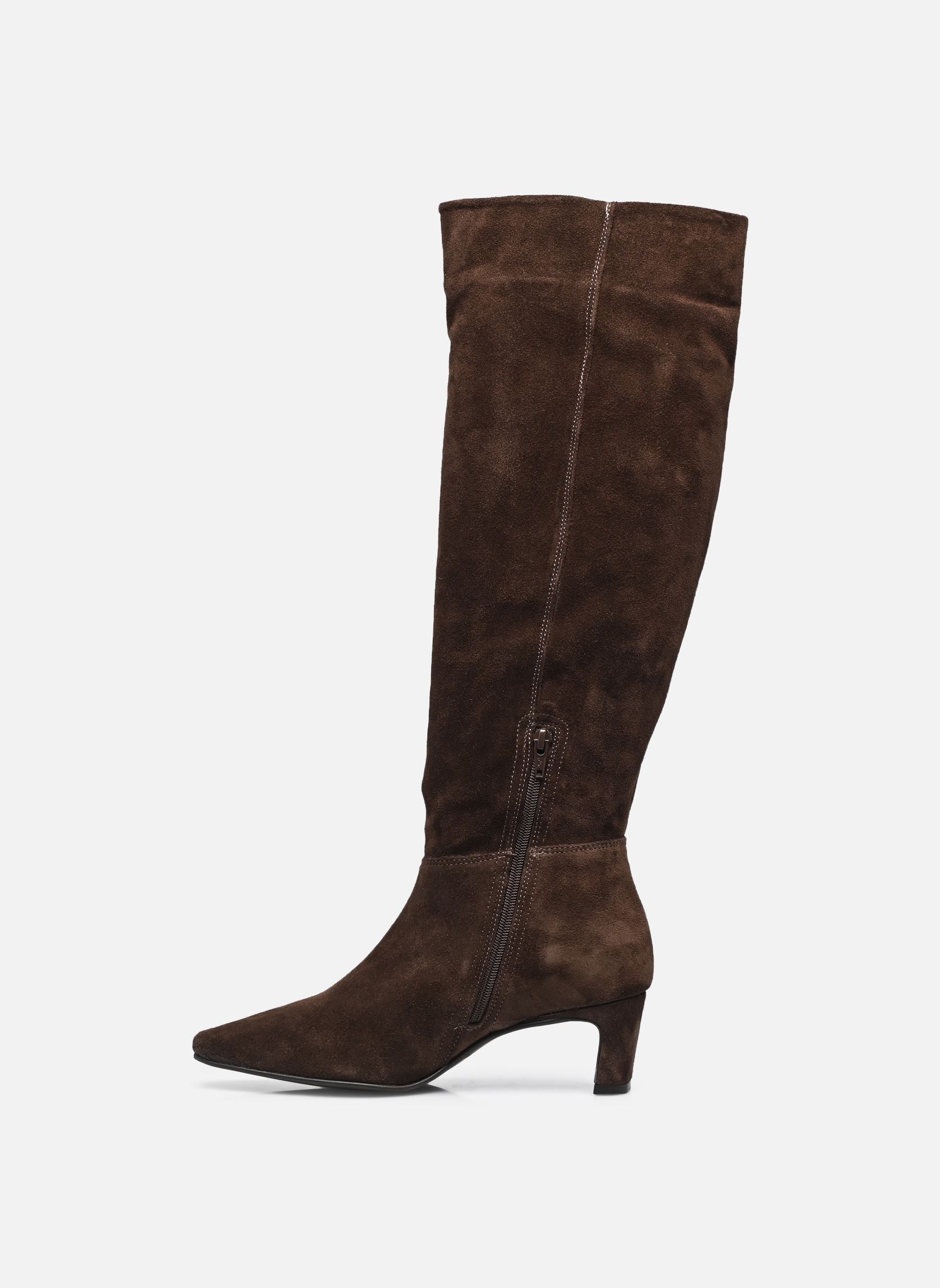 Laarzen PAMOI dames bruin JB Martin Laarzen PAMOI dames bruin CROUTE VELOURS CHOCOLAT