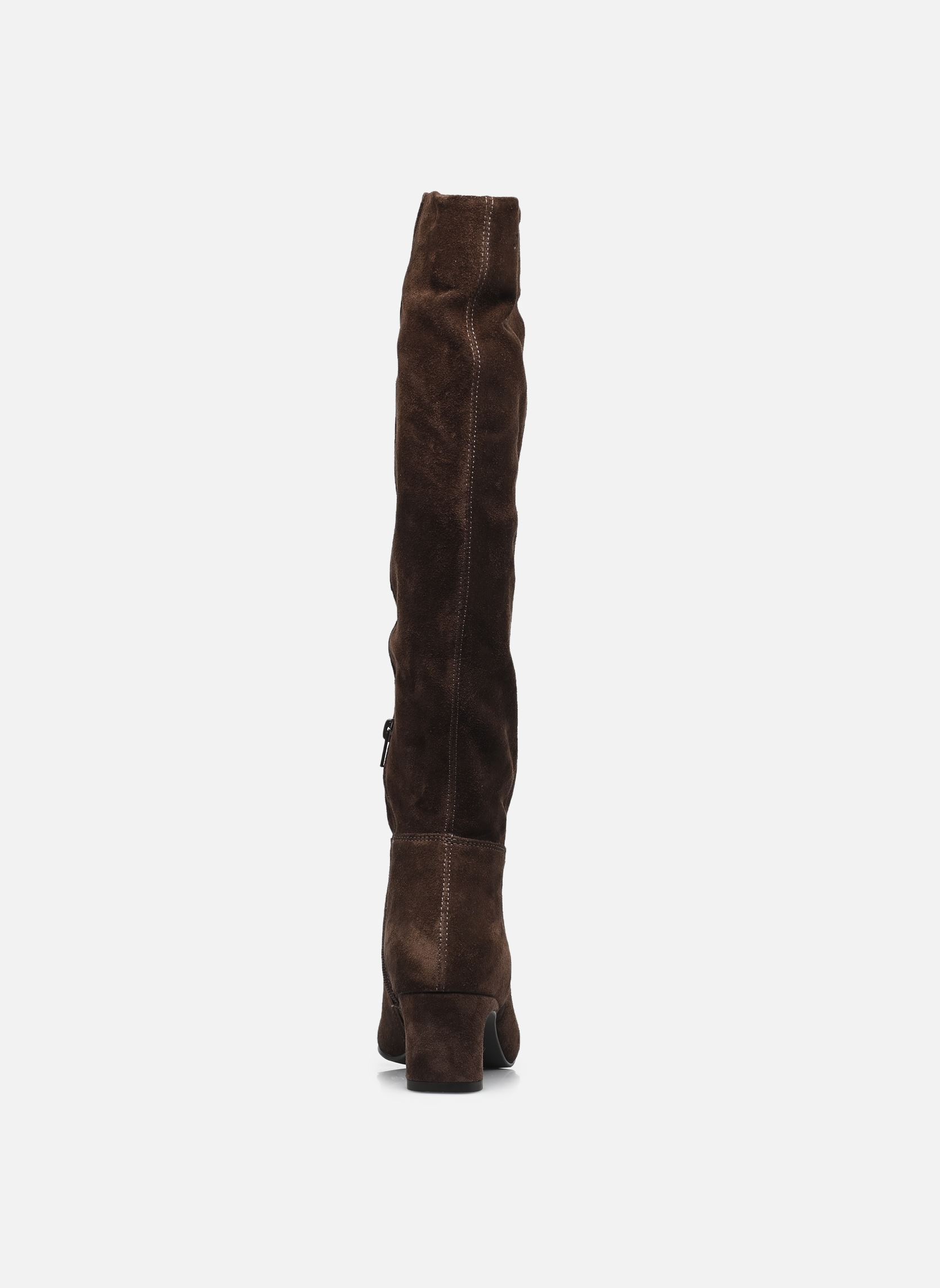 Laarzen PAMOI dames bruin JB Martin Laarzen PAMOI dames bruin CROUTE VELOURS CHOCOLAT