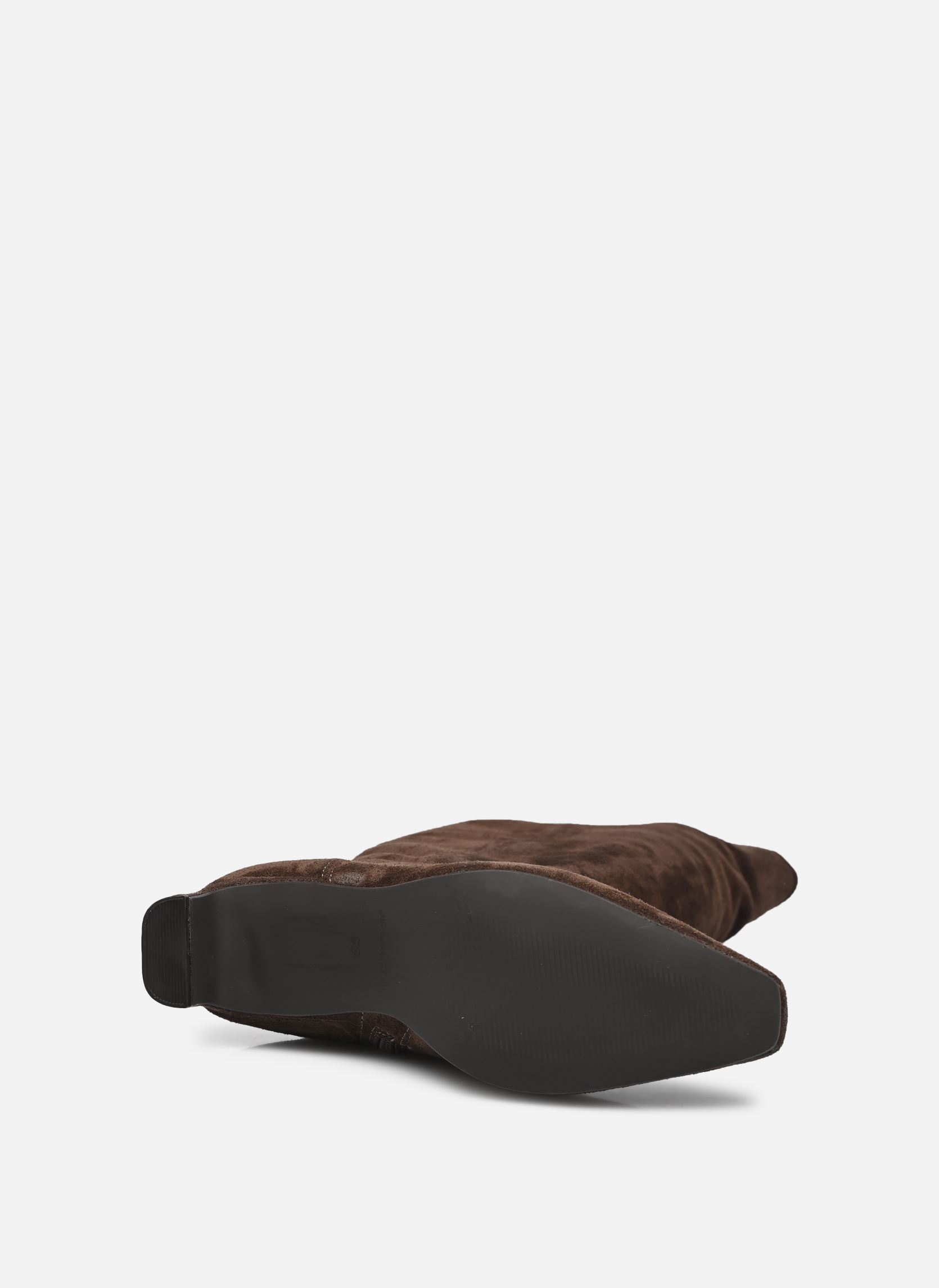 Laarzen PAMOI dames bruin JB Martin Laarzen PAMOI dames bruin CROUTE VELOURS CHOCOLAT