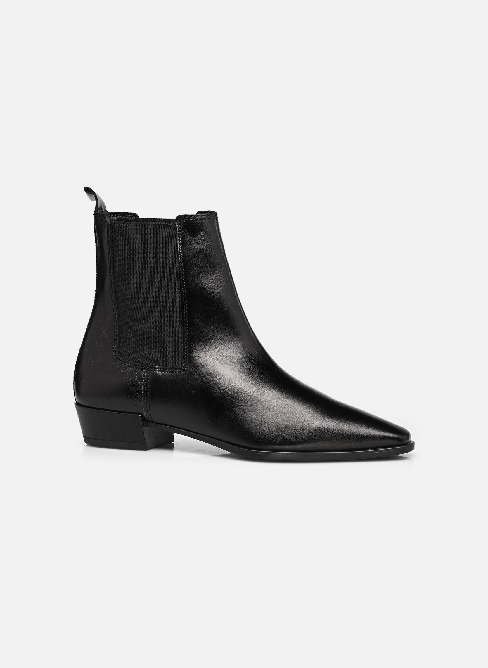 Niedrige Ankle Boots PARIS damen schwarz JB Martin Niedrige Ankle Boots PARIS damen schwarz VEAU GLACE NOIR