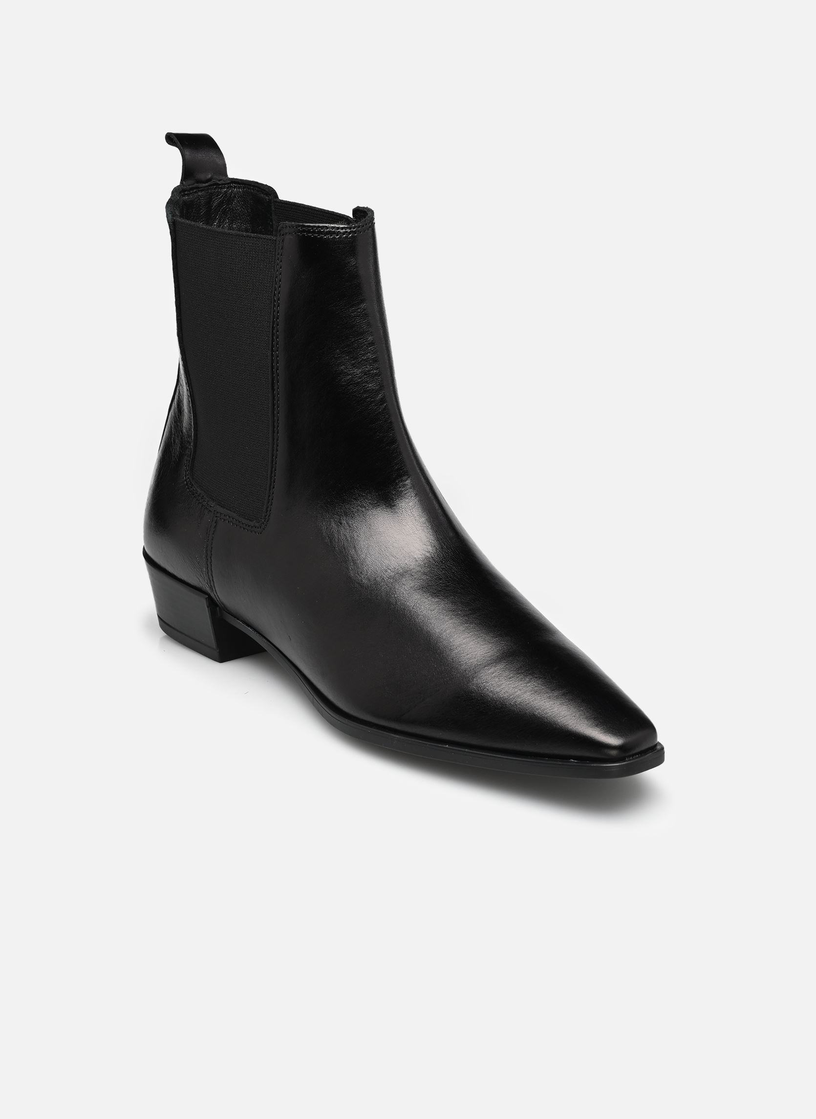 Niedrige Ankle Boots PARIS damen schwarz JB Martin Niedrige Ankle Boots PARIS damen schwarz VEAU GLACE NOIR