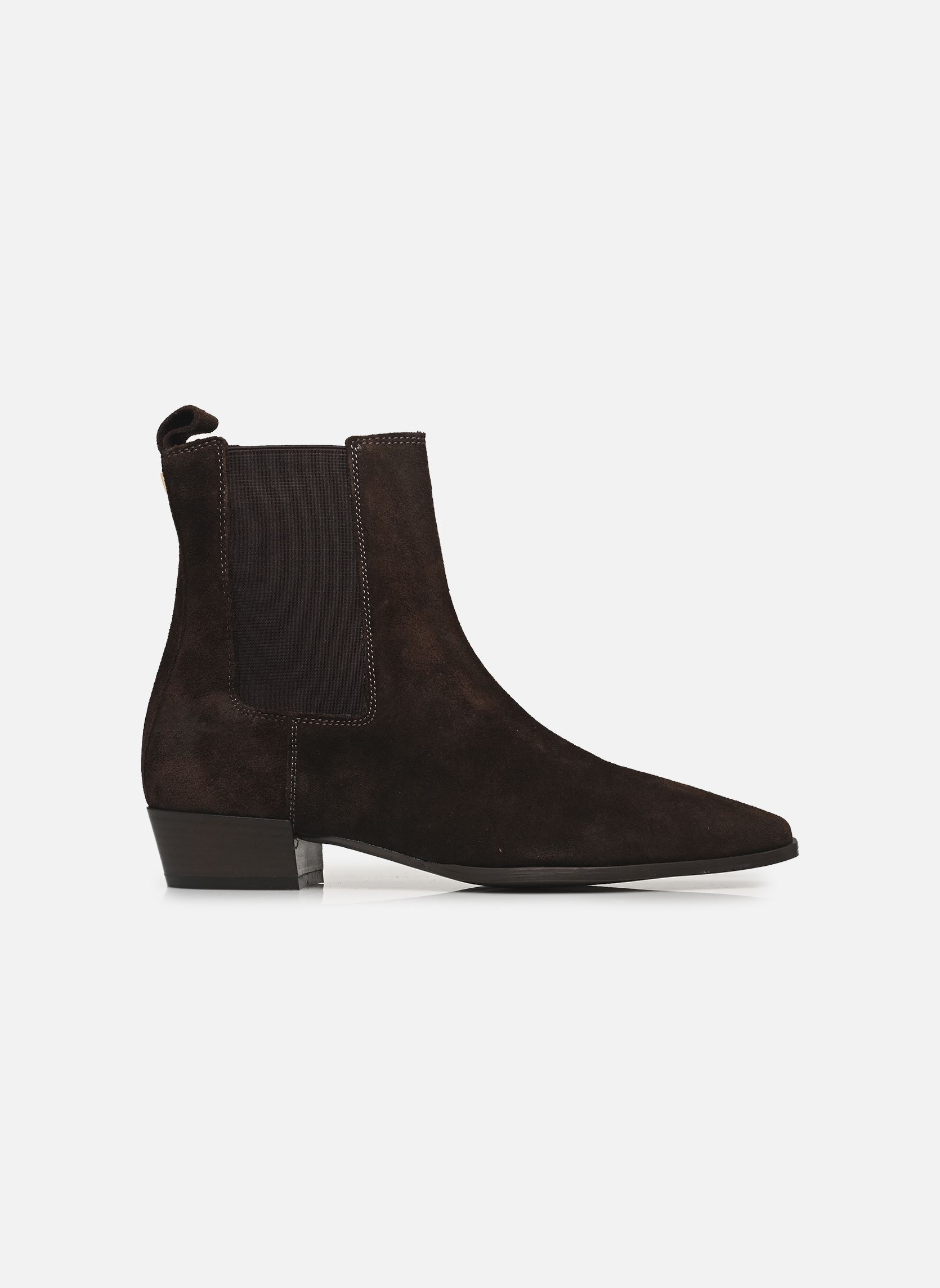 Bottines et boots PARIS femme marron JB Martin Bottines et boots PARIS femme marron CROUTE VELOURS CHOCOLAT