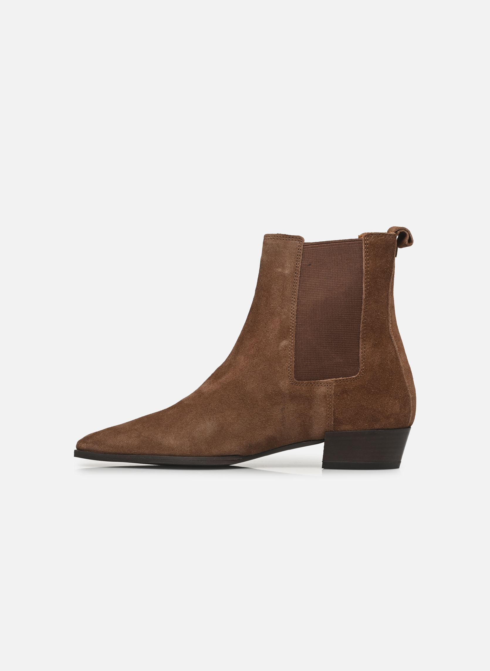 Lage enkellaarsjes PARIS dames bruin JB Martin Lage enkellaarsjes PARIS dames bruin CROUTE VELOURS CAMEL