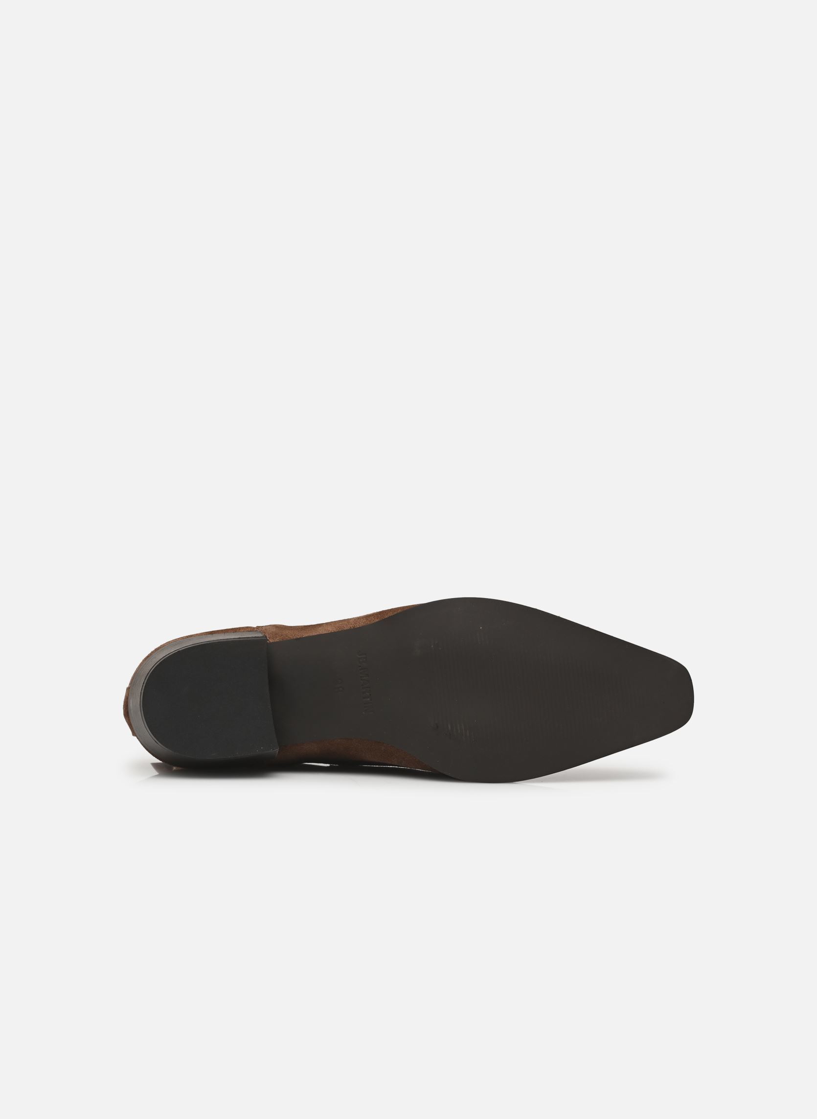 Lage enkellaarsjes PARIS dames bruin JB Martin Lage enkellaarsjes PARIS dames bruin CROUTE VELOURS CAMEL