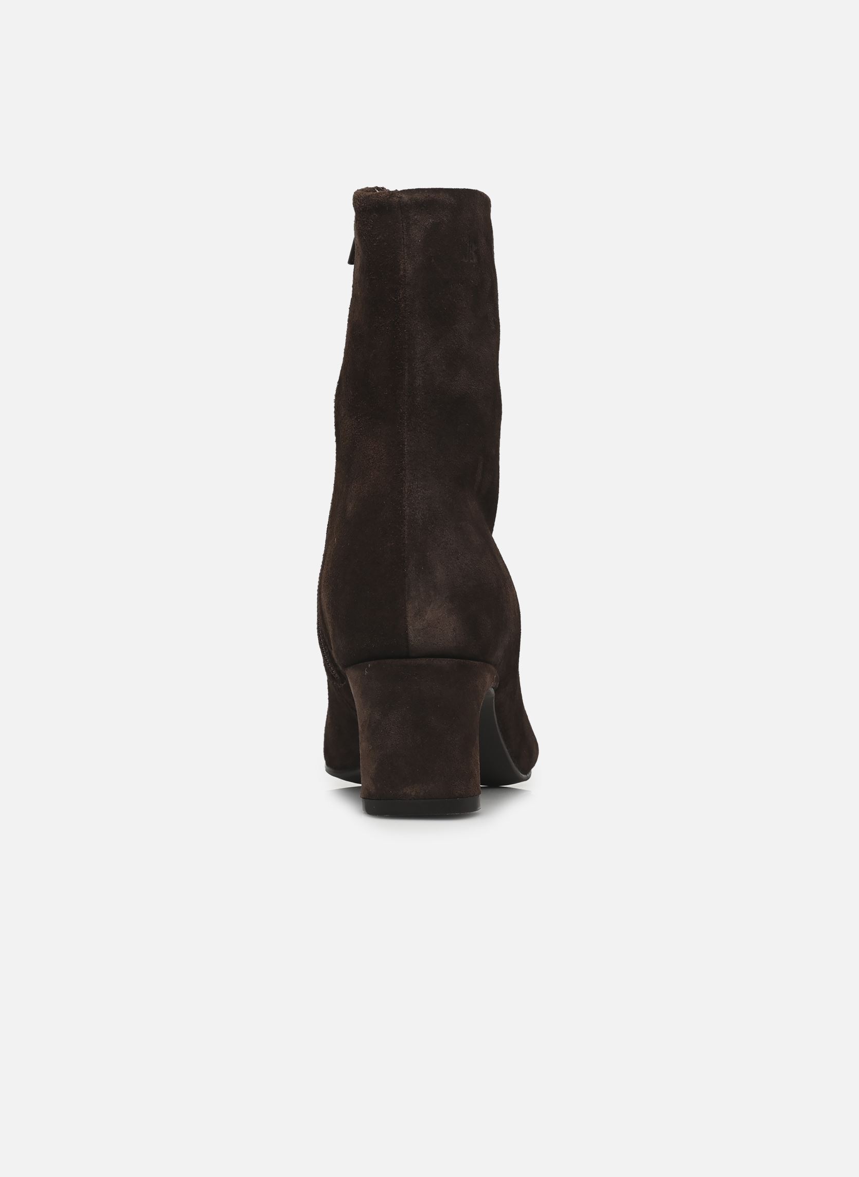 Lage enkellaarsjes PASTILLE dames bruin JB Martin Lage enkellaarsjes PASTILLE dames bruin CROUTE VELOURS CHOCOLAT