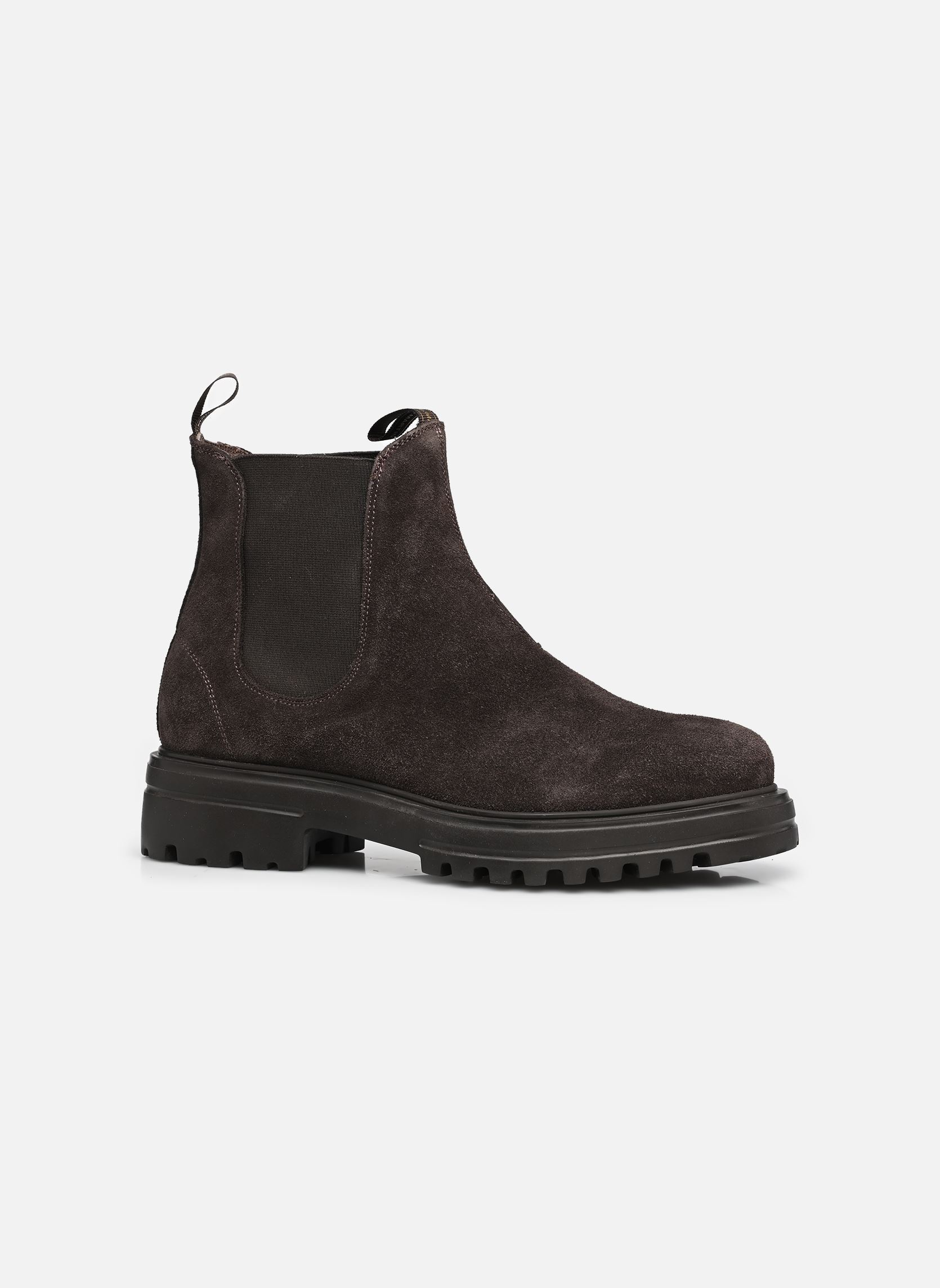 Niedrige Ankle Boots VERONE damen braun JB Martin Niedrige Ankle Boots VERONE damen braun CROUTE VEL CHOCOLAT