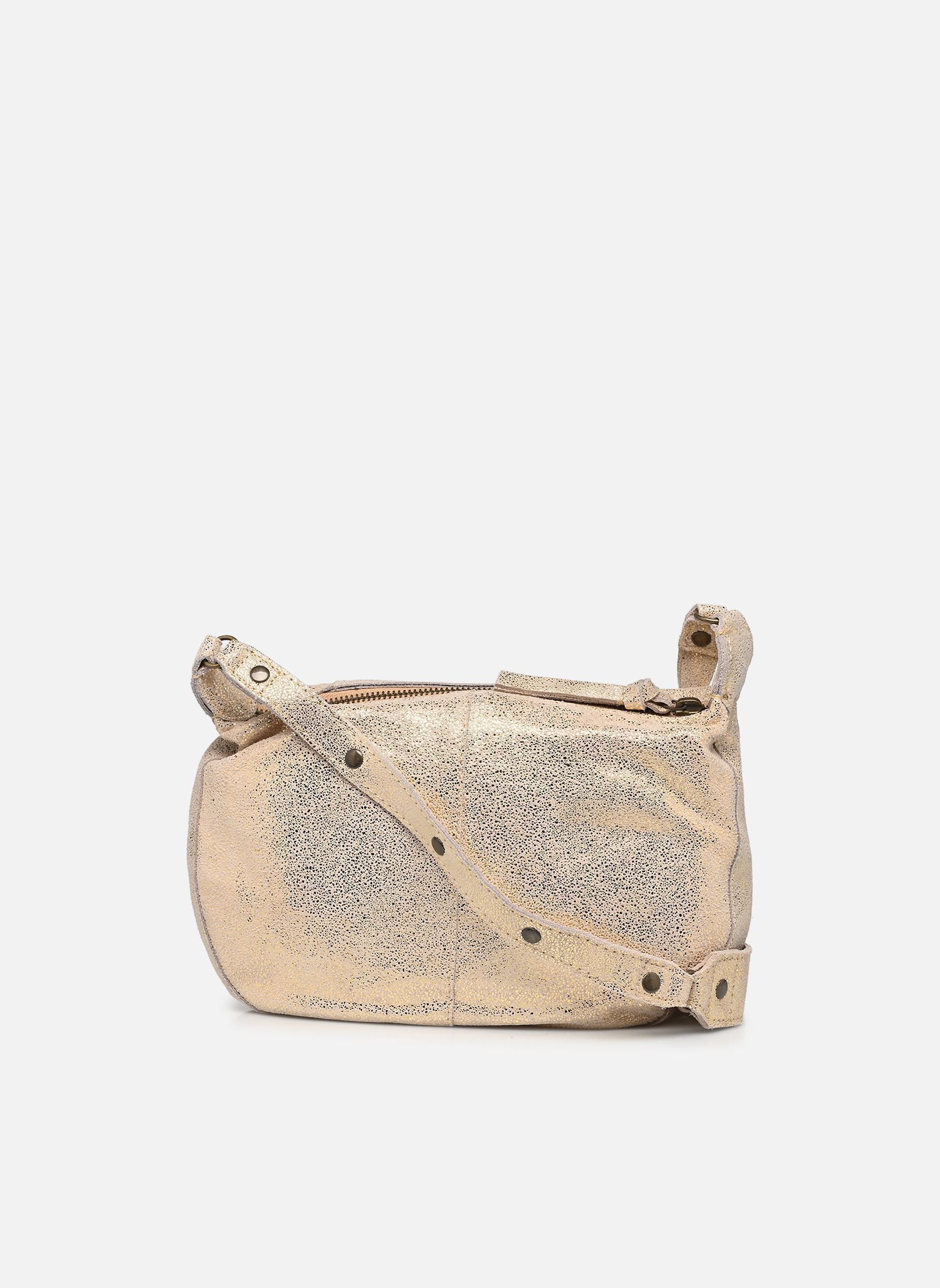 Sacs bandoulière Pcjusta Leather Cross Body Fc femme or et bronze Pieces Sacs bandoulière Pcjusta Leather Cross Body Fc femme or et bronze GOLD COLOUR SNOW