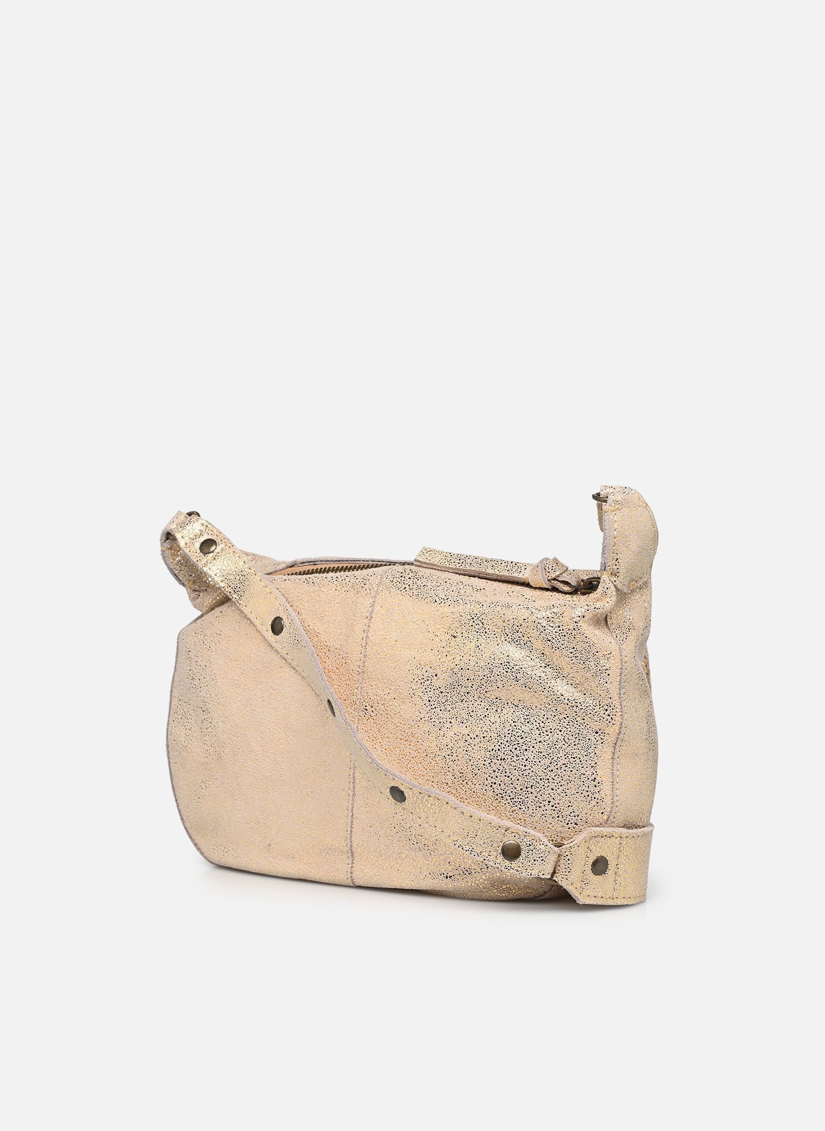 Sacs bandoulière Pcjusta Leather Cross Body Fc femme or et bronze Pieces Sacs bandoulière Pcjusta Leather Cross Body Fc femme or et bronze GOLD COLOUR SNOW