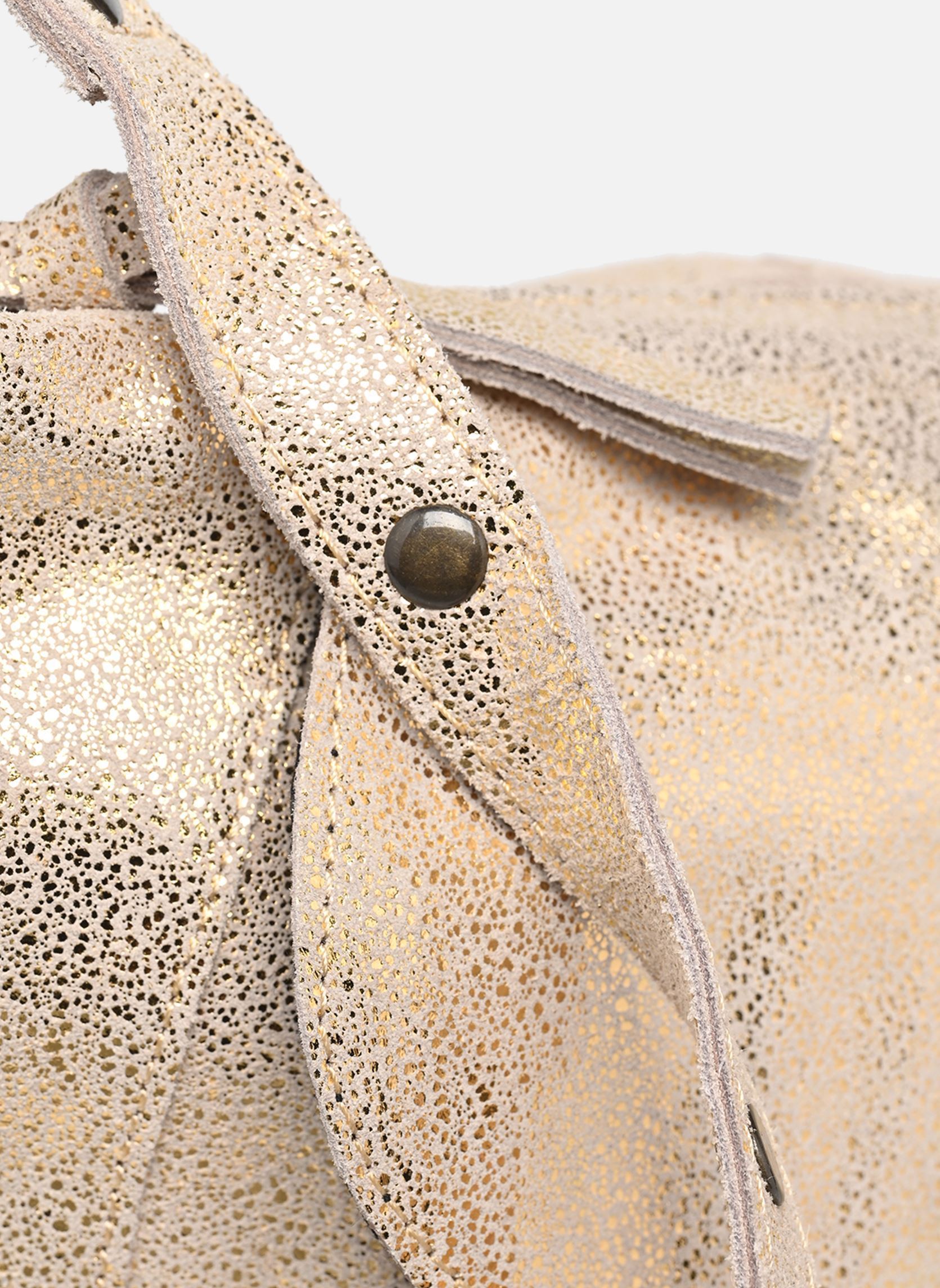 Sacs bandoulière Pcjusta Leather Cross Body Fc femme or et bronze Pieces Sacs bandoulière Pcjusta Leather Cross Body Fc femme or et bronze GOLD COLOUR SNOW