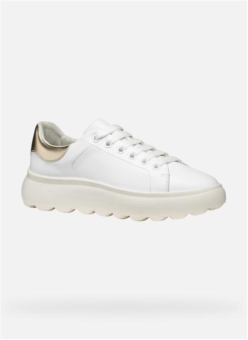 Geox Baskets basses D SPHERICA EC4.1 femme blanc