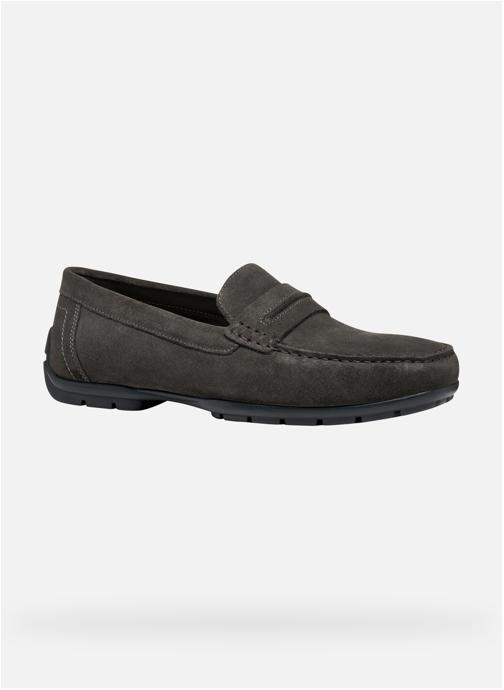 Geox Mocassins U MONER W 2FIT homme gris