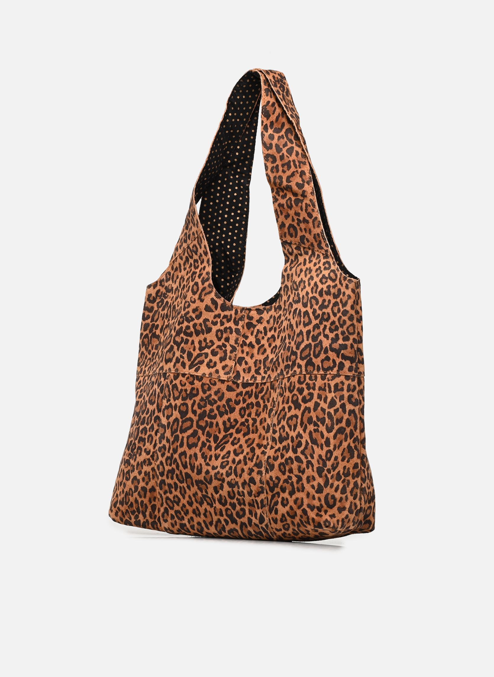 Sacs bandoulière PCMARIA LEATHER SHOPPER FC femme noir Pieces Sacs bandoulière PCMARIA LEATHER SHOPPER FC femme noir BLACK LEO