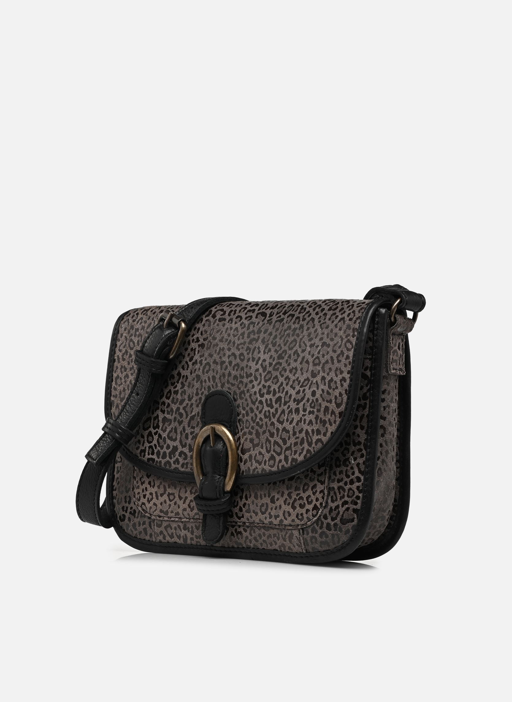 Umhängetaschen PCMIRINA LEATHER CROSS BODY FC damen grau Pieces Umhängetaschen PCMIRINA LEATHER CROSS BODY FC damen grau CONCRETE GREY CHEETAH