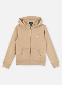 Sweats zippés LS FZ HOOD-TOPS-KNIT garçon beige