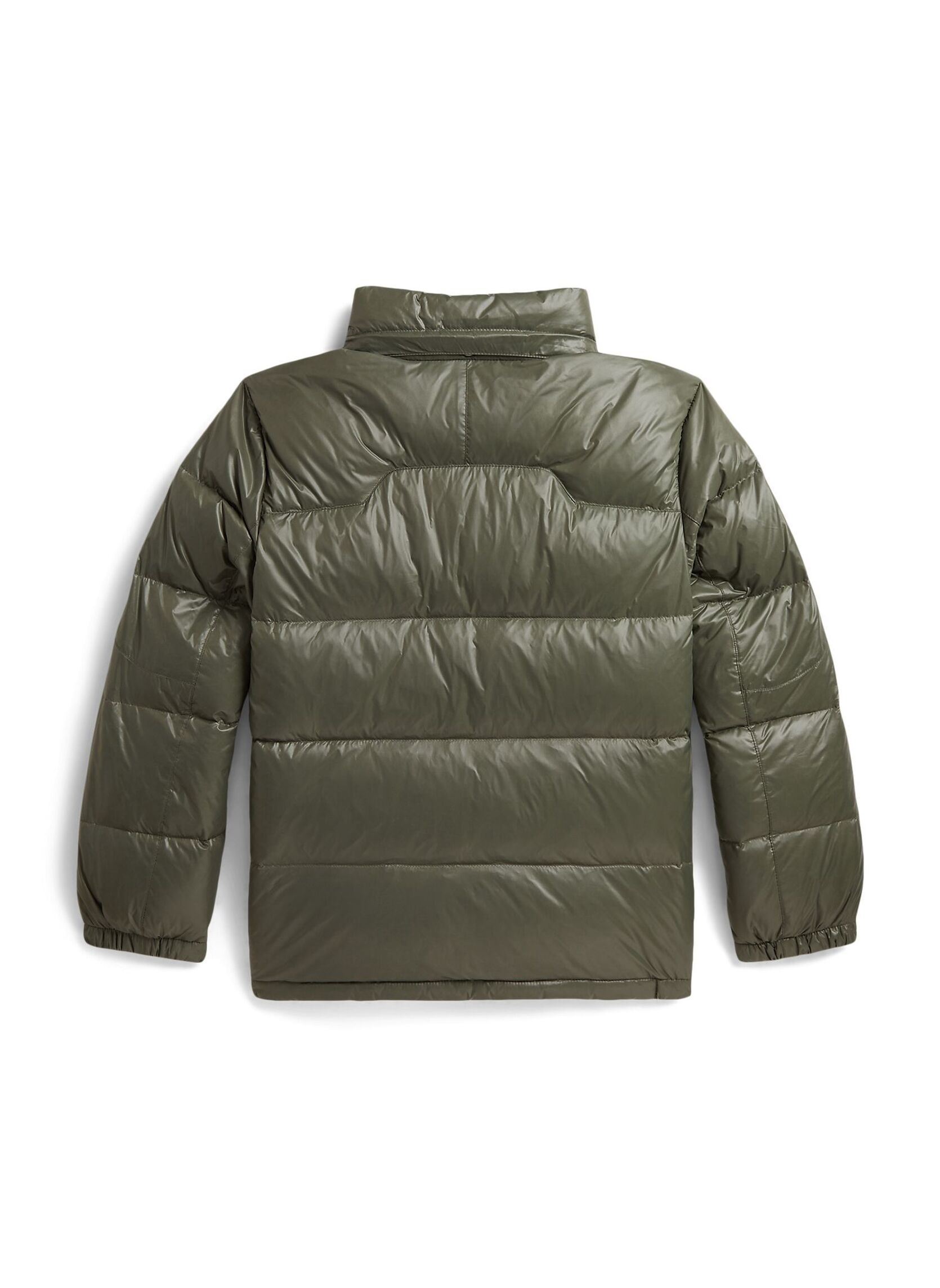 Doudounes WOVEN-BOMBER-JACKET garçon kaki Polo Ralph Lauren Doudounes WOVEN-BOMBER-JACKET garçon kaki CRUISE OLIVE