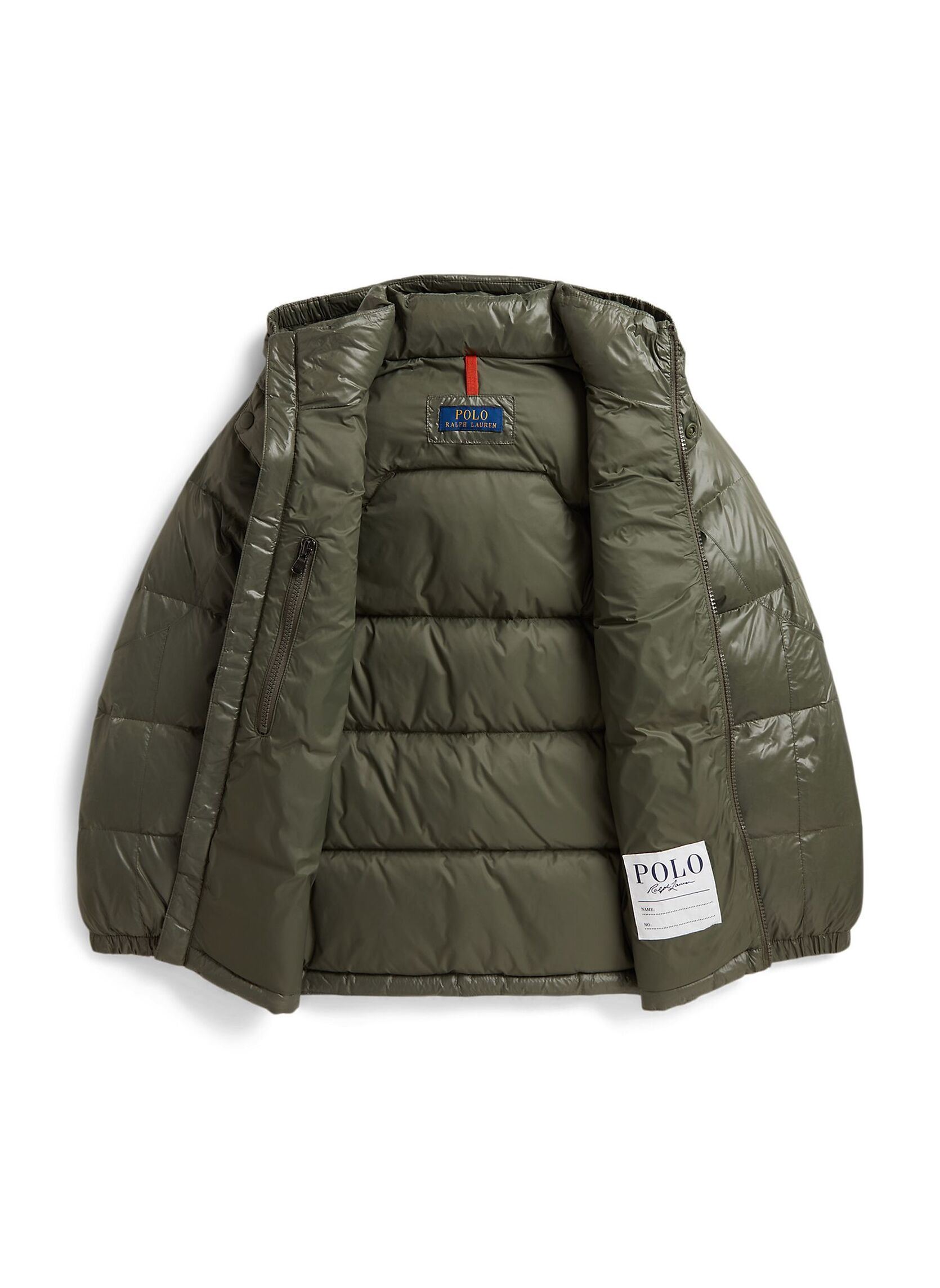 Doudounes WOVEN-BOMBER-JACKET garçon kaki Polo Ralph Lauren Doudounes WOVEN-BOMBER-JACKET garçon kaki CRUISE OLIVE