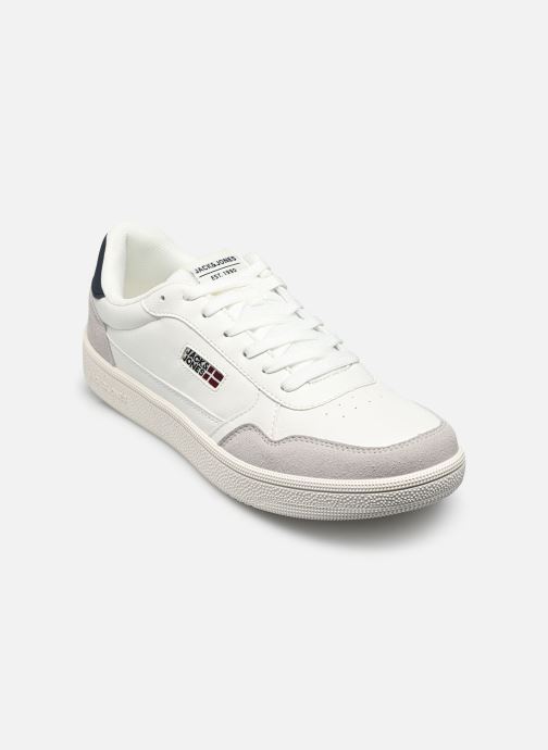 Jack & Jones Baskets JFWBOUNCE PU COMBO FLAG homme blanc