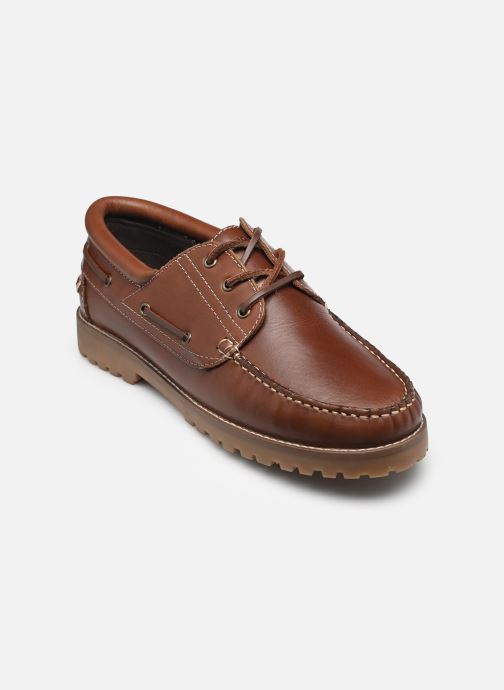 Jack & Jones Bootschoenen JFWBROOKLYN LEATHER BOAT SHOE LN heren bruin