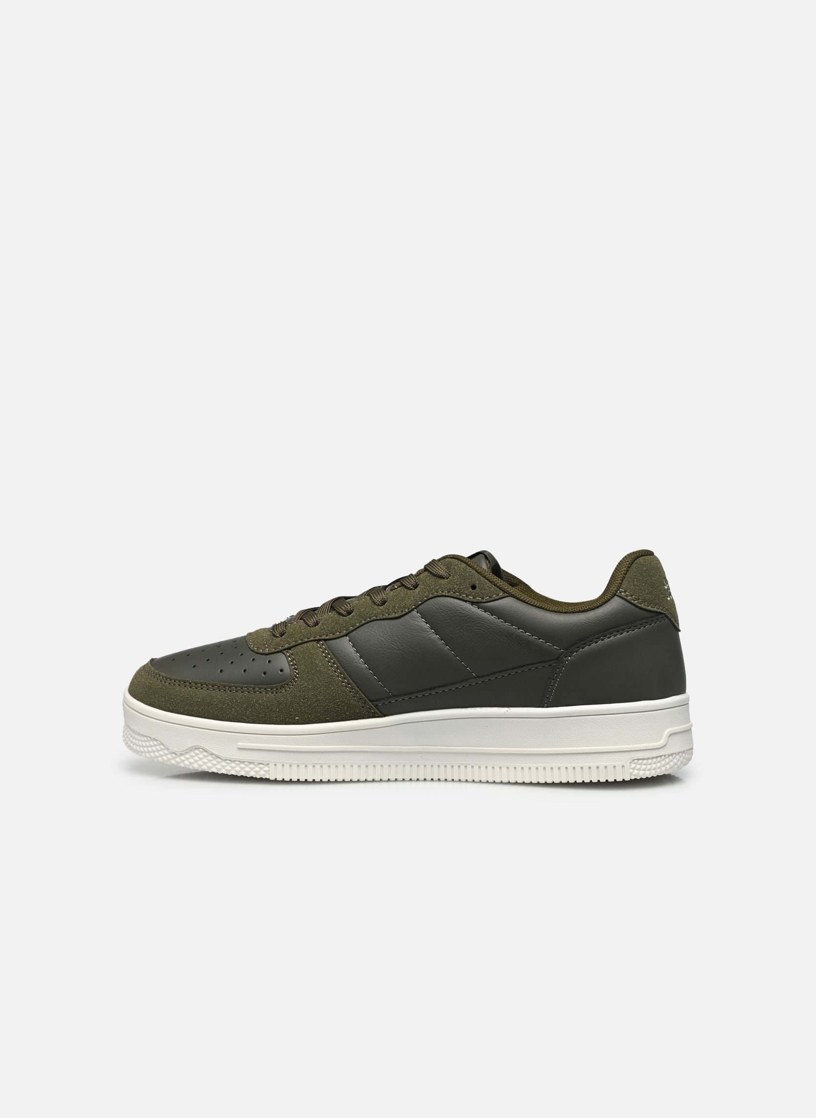 Sneakers JFWBUMP PU COMBO SNEAKER heren groen Jack & Jones Sneakers JFWBUMP PU COMBO SNEAKER heren groen Olive night