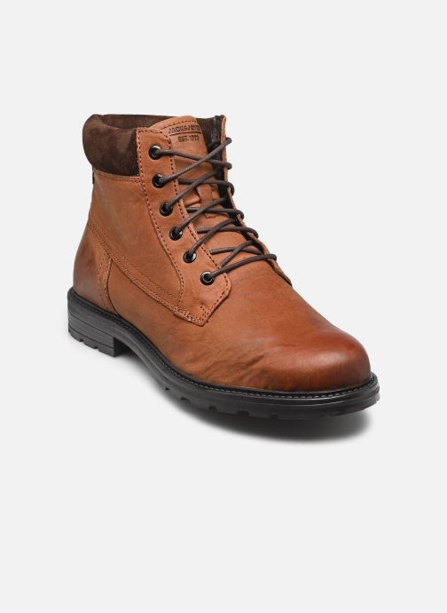 Jack & Jones Bottes fourrées JFWCRANFIELD LEATHER BOOT LN homme marron
