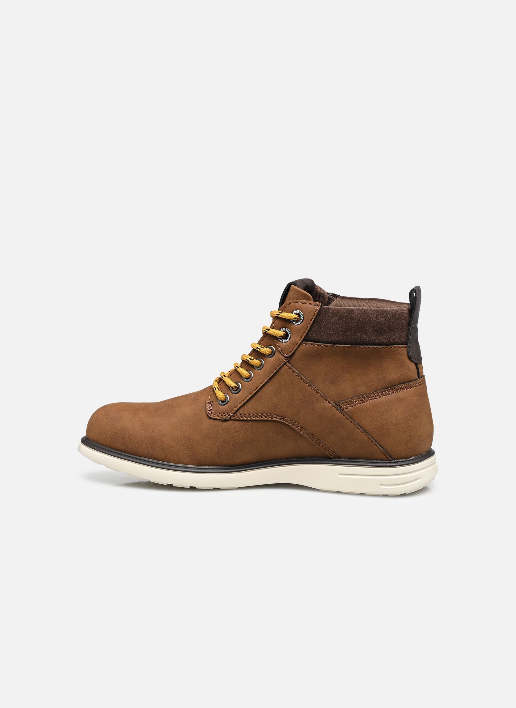Bottines à lacets JFWDENVER PU COMBO BOOT IT homme marron Jack & Jones Bottines à lacets JFWDENVER PU COMBO BOOT IT homme marron Cappuccino