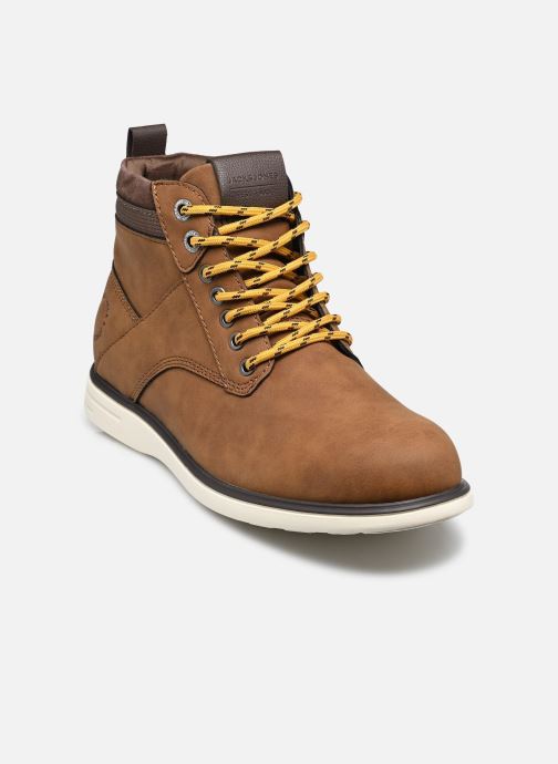 Jack & Jones Bottines à lacets JFWDENVER PU COMBO BOOT IT homme marron