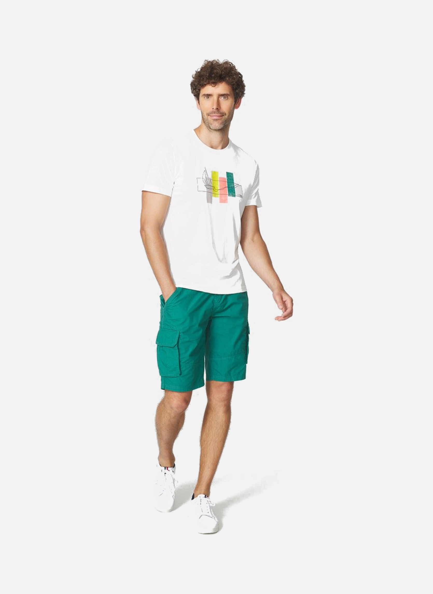 Tee-shirts T-shirt manches courtes NAHIMTEE ARCTIQUE homme blanc TBS Tee-shirts T-shirt manches courtes NAHIMTEE ARCTIQUE homme blanc Blanc