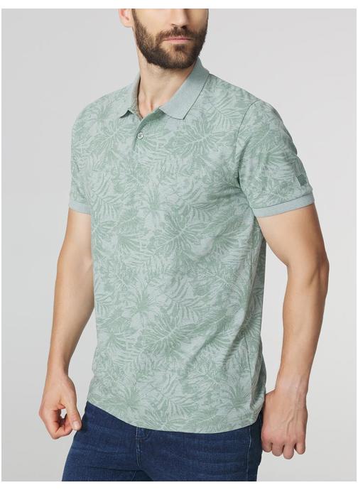 TBS Polos Polo manches courtes SCOTTPOL NAVY homme vert