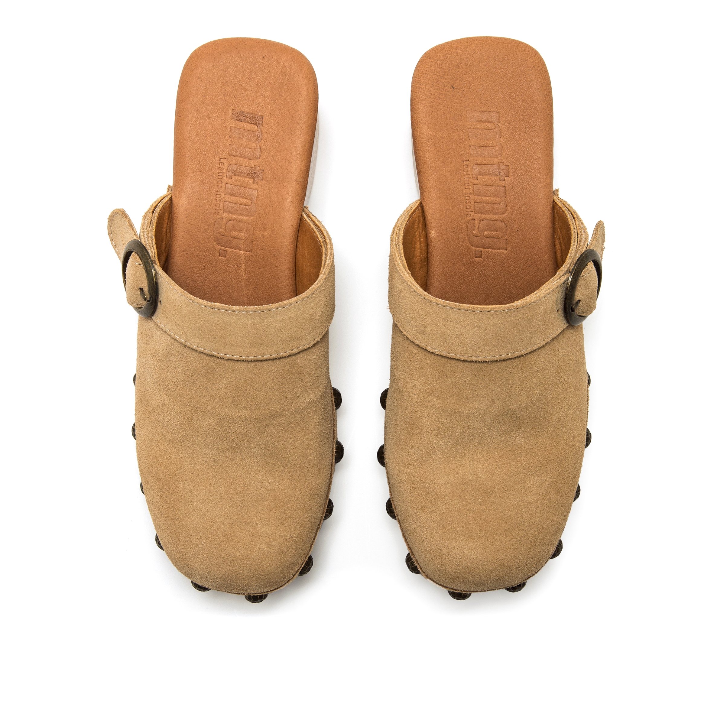 Mules Chaussures à talons Femme MTNG ELOIS marron femme beige MTNG Mules Chaussures à talons Femme MTNG ELOIS marron femme beige Beige